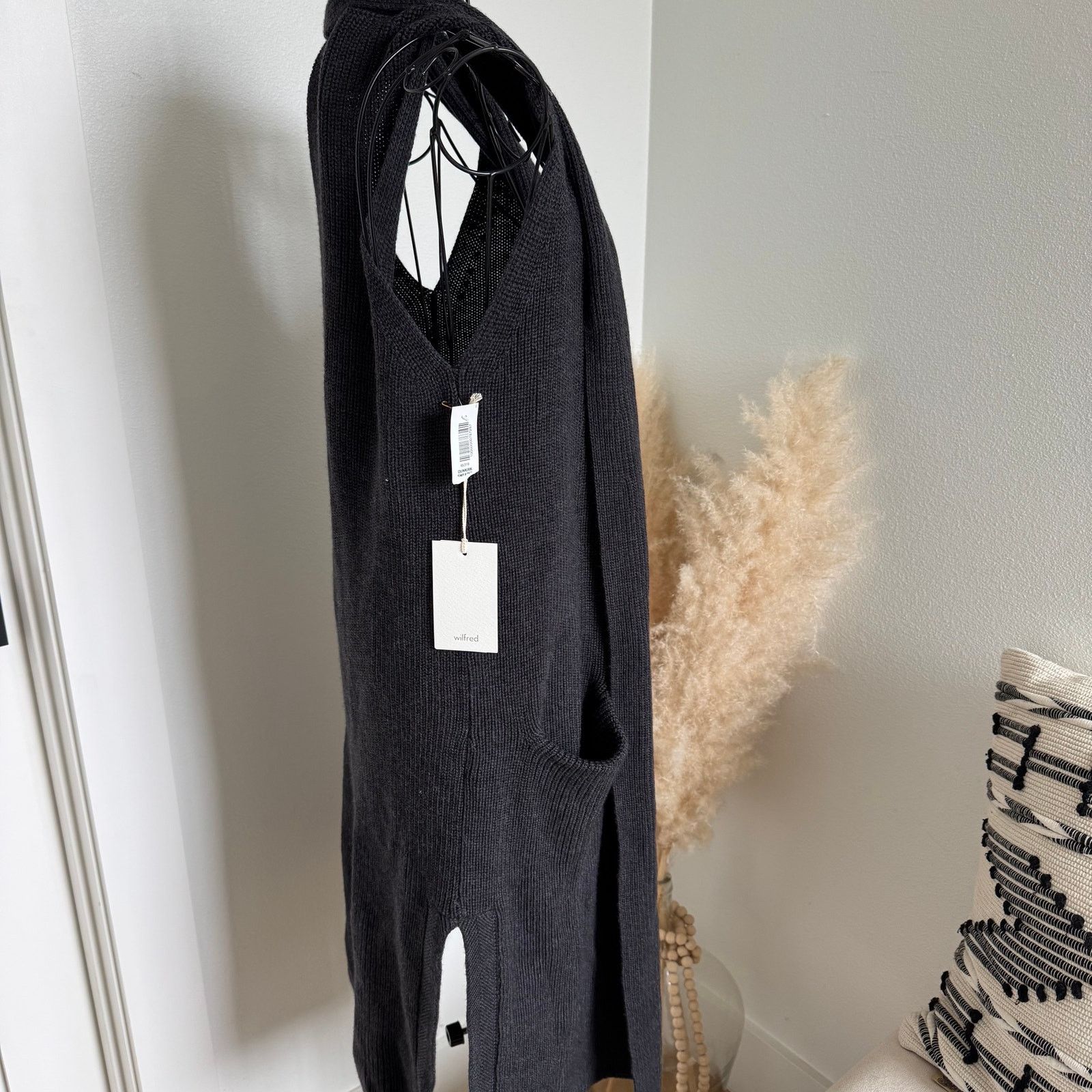 Aritzia Aritzia Wilfred Dunkirk Long Sweater Vest | Merino Wool Knit Size S / US 4 / IT 40 - 2 Thumbnail