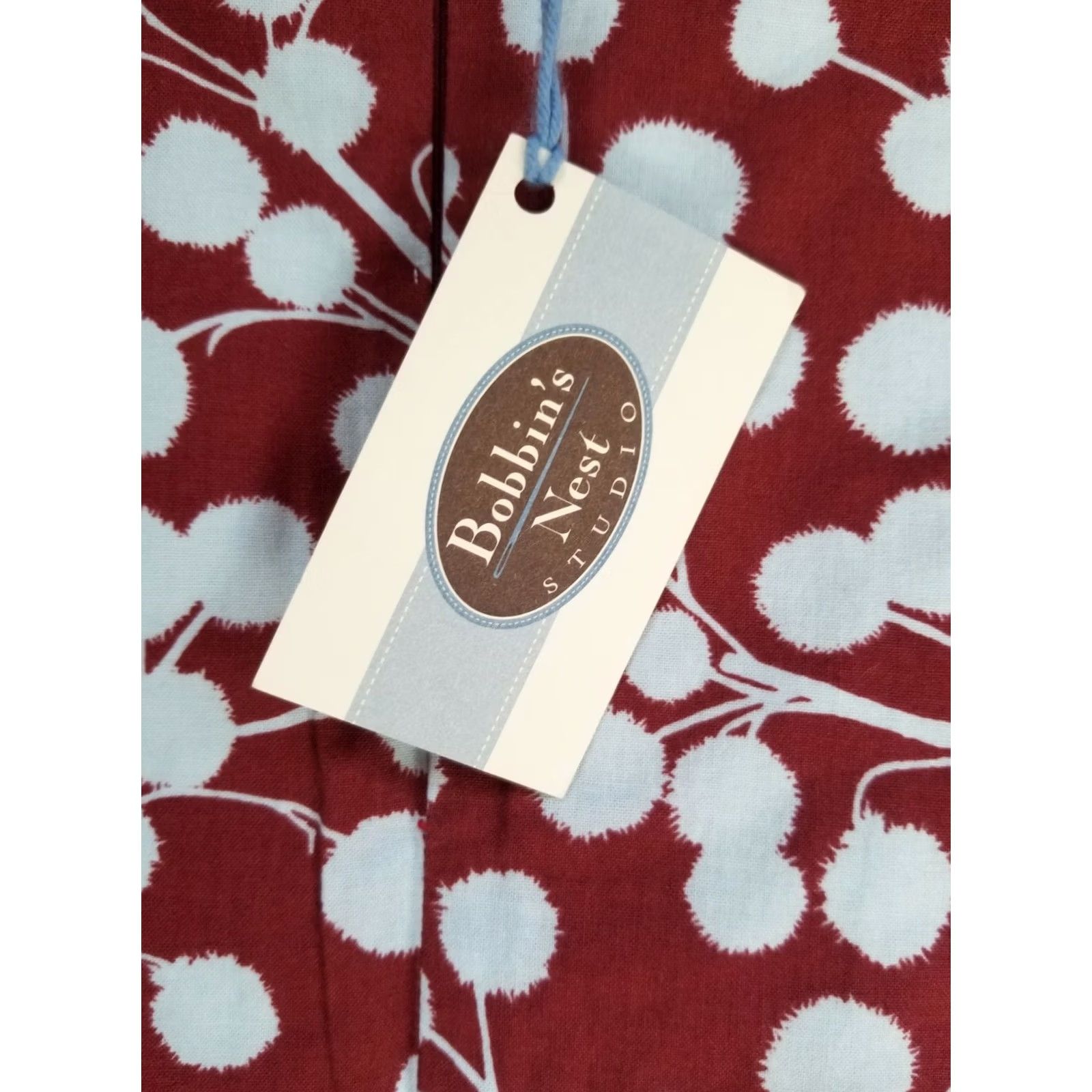 Vintage VINTAGE Bobbin's Nest Studio Amy Butler A-Line Barcelona Skirt Womens Medium Red White Back Zip AB028BS Size 32" / US 10 / IT 46 - 3 Thumbnail