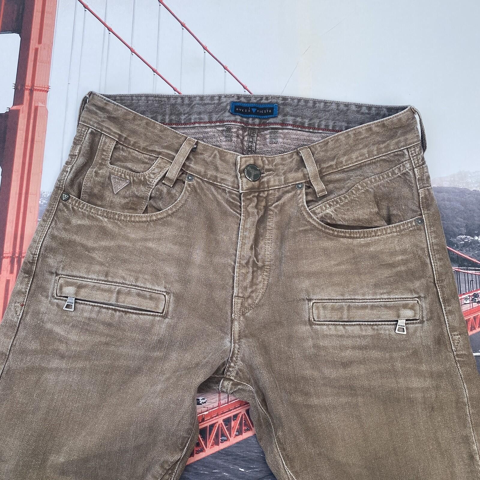 Guess Guess Tiesto Collection Moto Jeans Mens 31 Slim Tapered Size US 38 / EU 54 - 4 Thumbnail