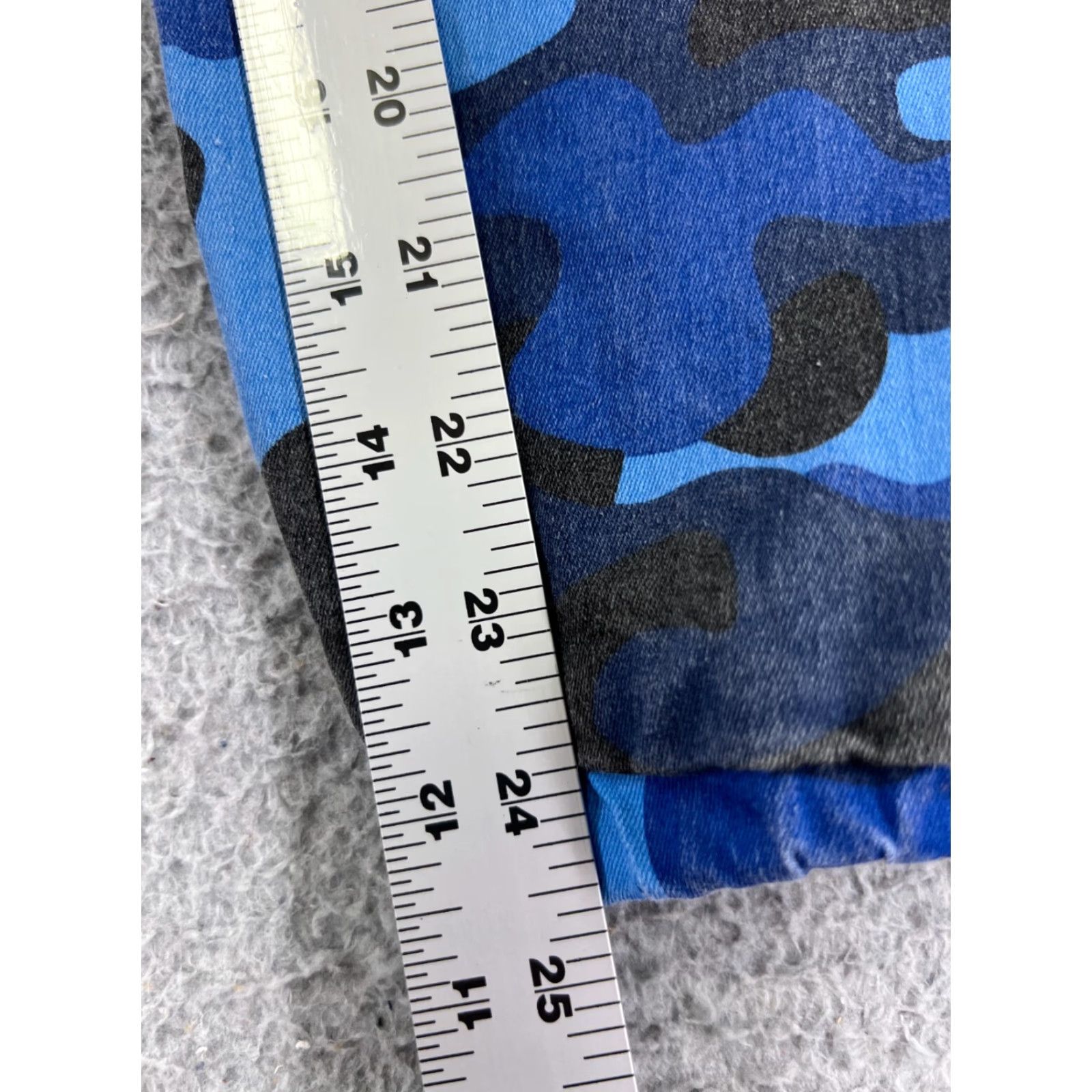 Vintage Vintage VIP Jeans Denim Cargo Pants Women Medium Blue Camouflage Tapered Stretch Size 34" / US 12 / IT 48 - 6 Thumbnail