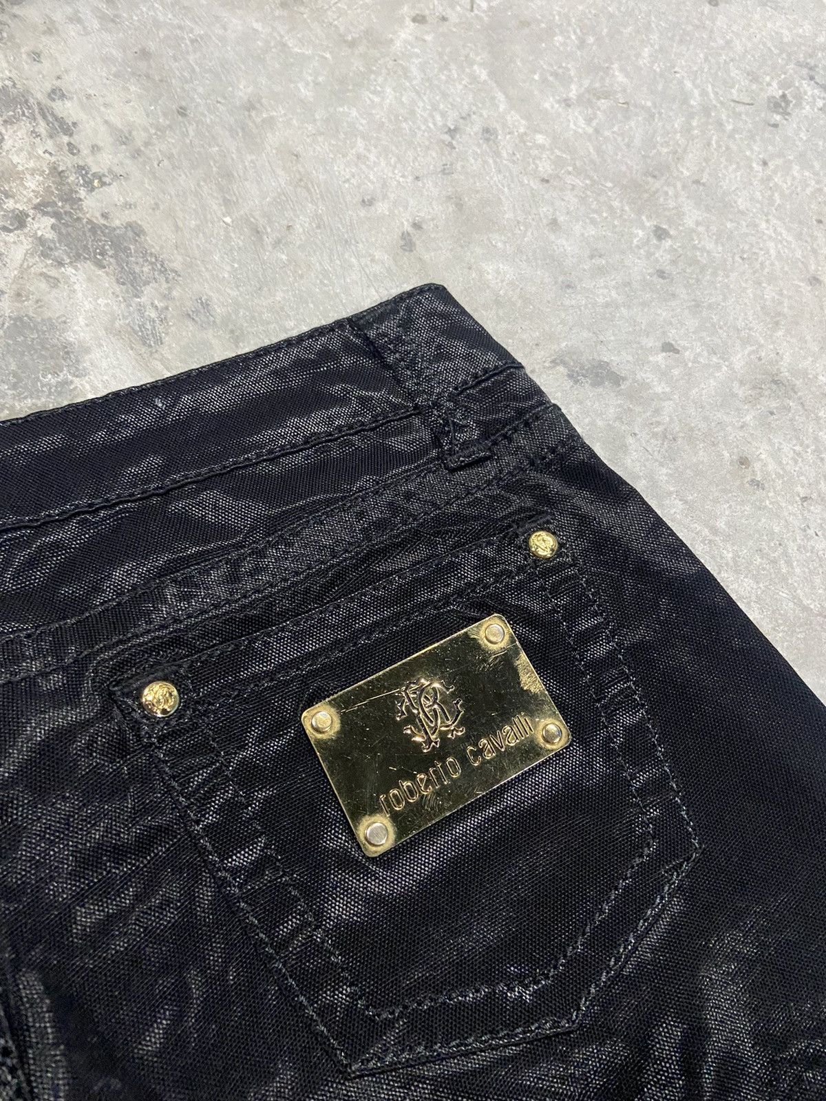 Other Roberto Cavali Stylish Black Pants Size 29" - 12 Thumbnail