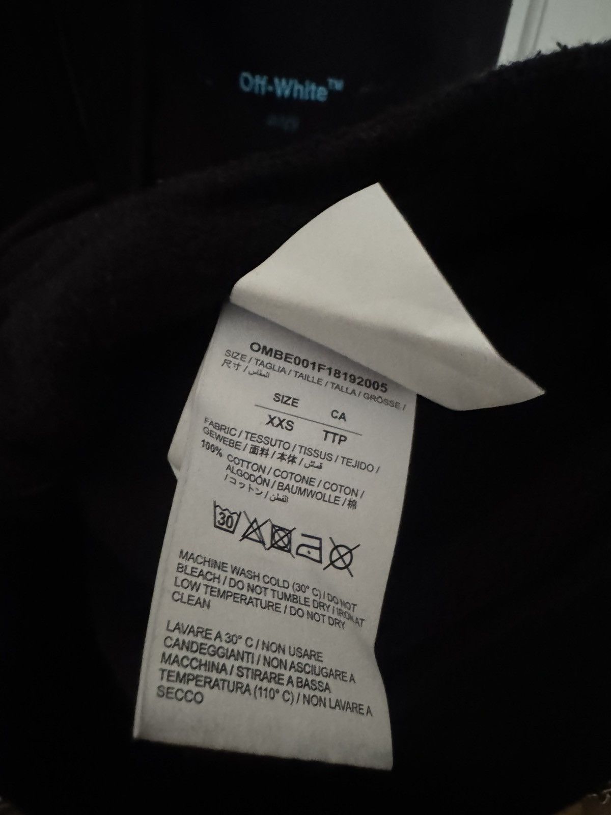 Off-White Off White Ombré Zip Up Hoodie Size XXS / US 00 / IT 34 - 4 Thumbnail