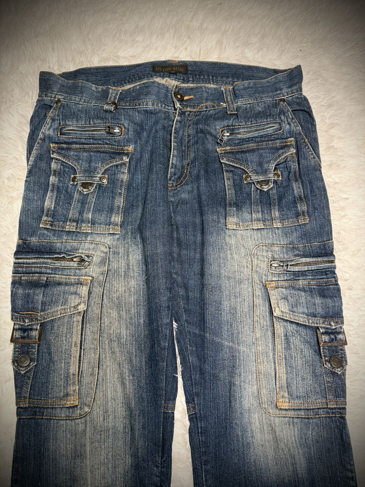 Japanese Brand In The Attic bondage cargo bootcut jeans Size US 36 / EU 52 - 2 Thumbnail