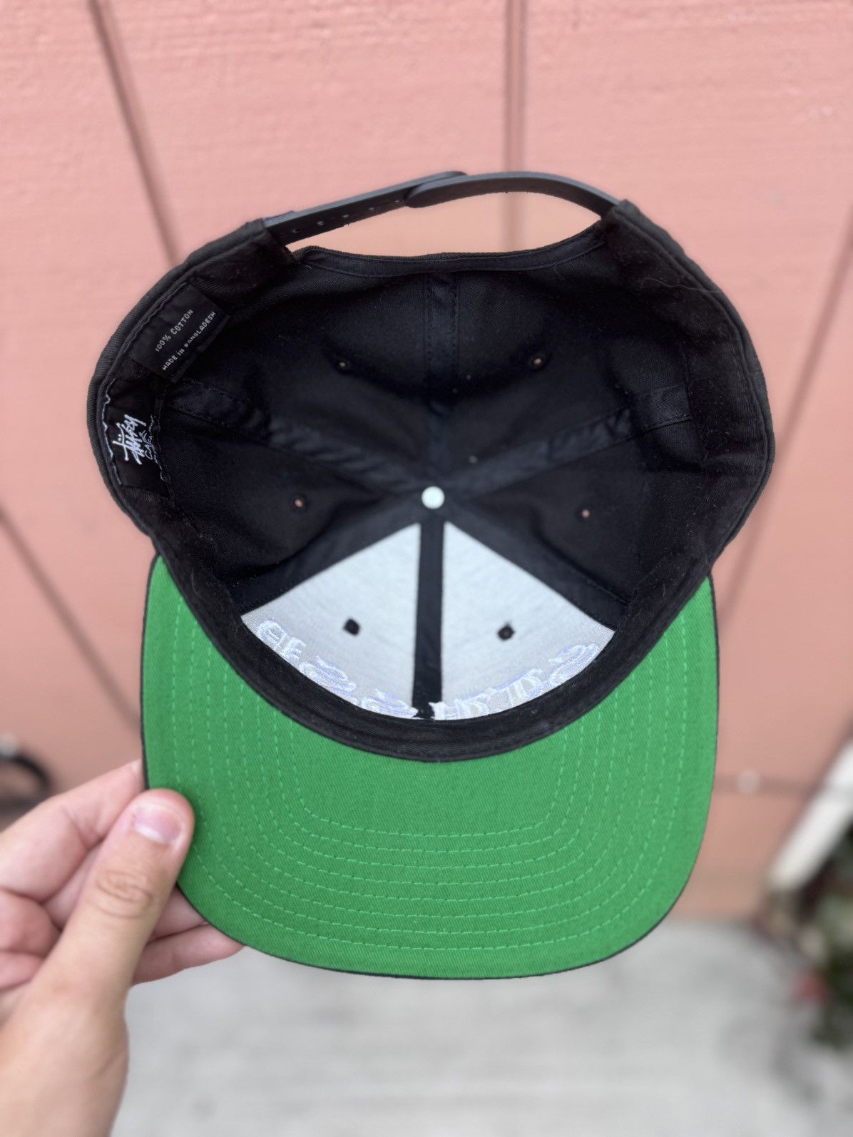 Stussy Vintage Y2K Stussy Old English SnapBack Size ONE SIZE - 4 Thumbnail