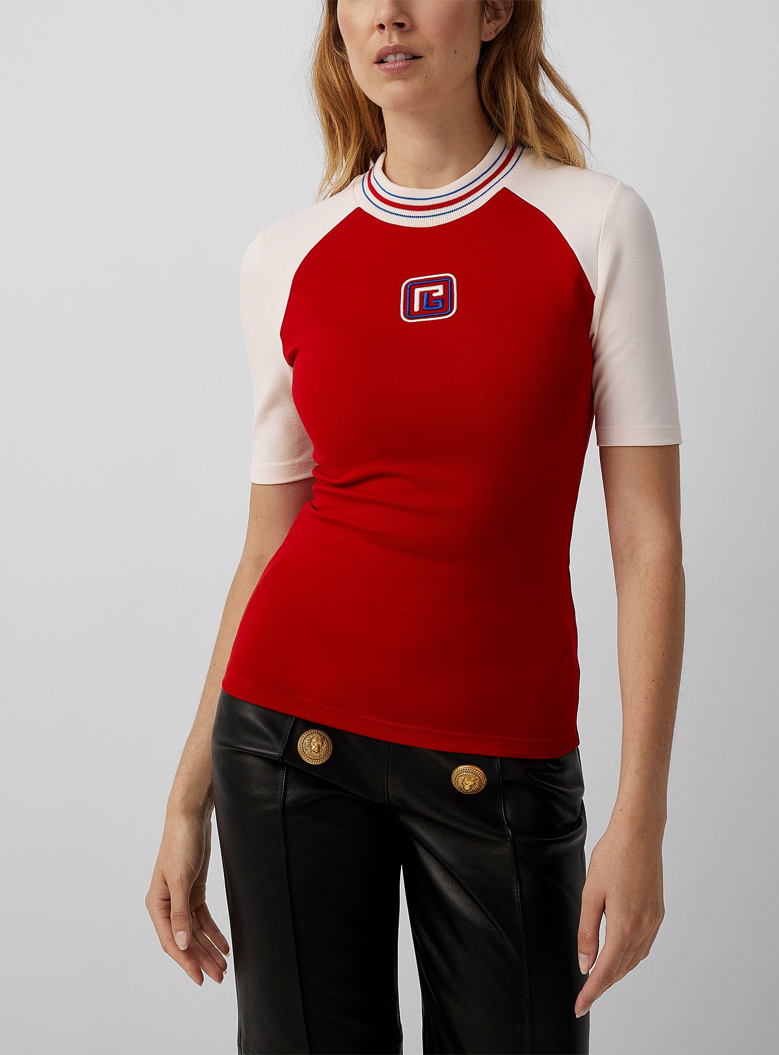 Balmain BNWT AW23 BALMAIN RETRO TSHIRT XS Size XS / US 0-2 / IT 36-38 - 1 Thumbnail