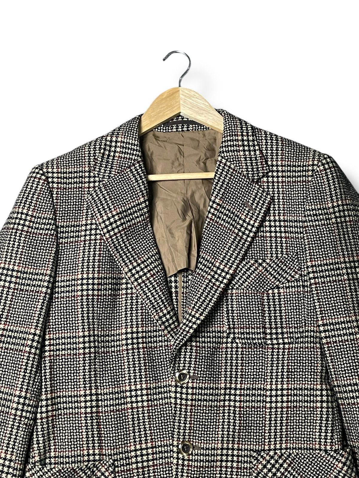Designer × Japanese Brand × Vintage Japanese Brand Checkered Blazer (41) Size US S / EU 44-46 / 1 - 4 Thumbnail
