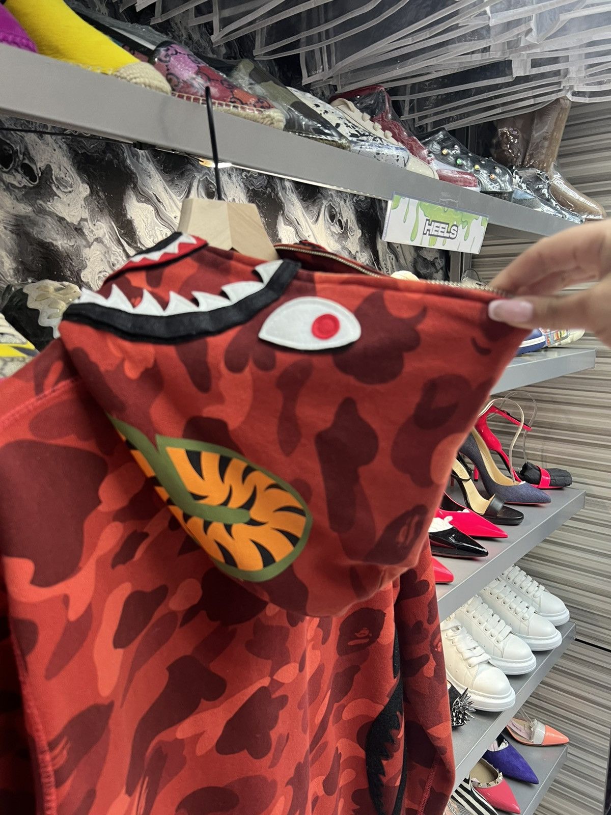 Bape Bape Full Shark Zipper Size US L / EU 52-54 / 3 - 10 Thumbnail