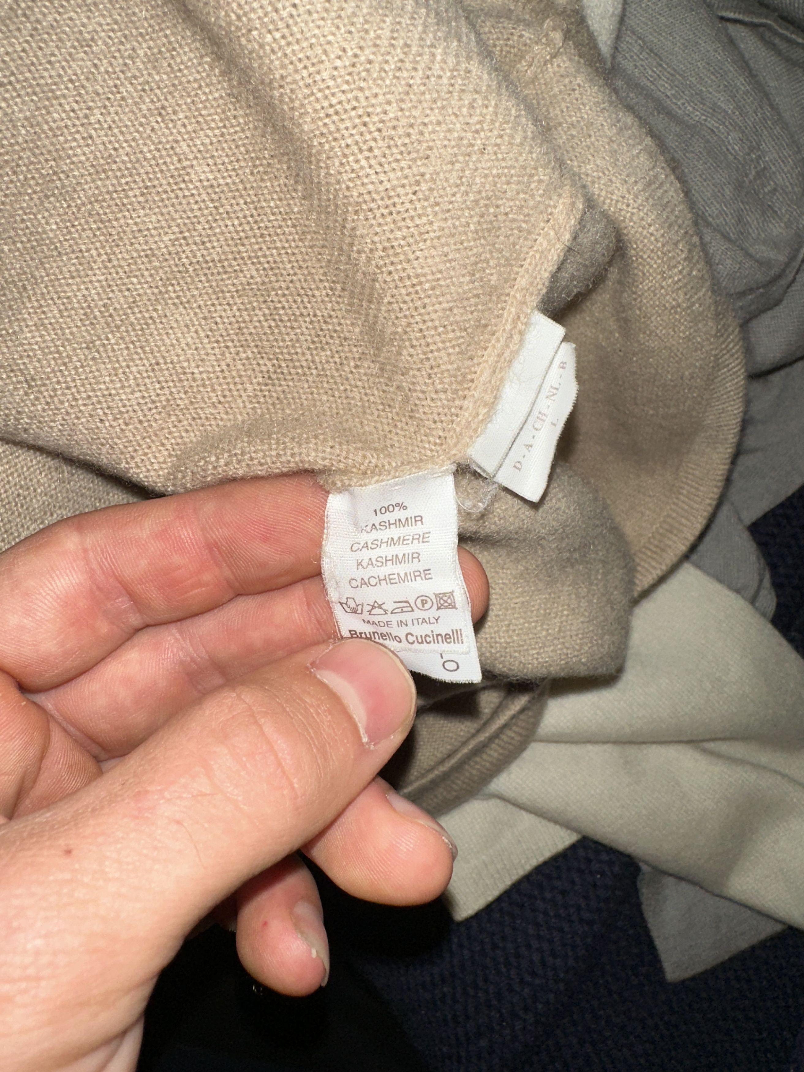 Brunello Cucinelli Cashmere Brunello Cucinelli Pullover Short Sleeve Size L XL Size L / US 10 / IT 46 - 9 Thumbnail
