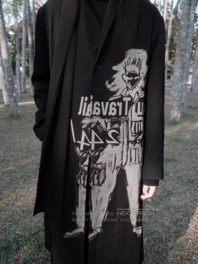 Yohji Yamamoto Yohji Yamamoto 17aw Worker Discharge Scarf coat Size US M / EU 48-50 / 2 - 6 Thumbnail