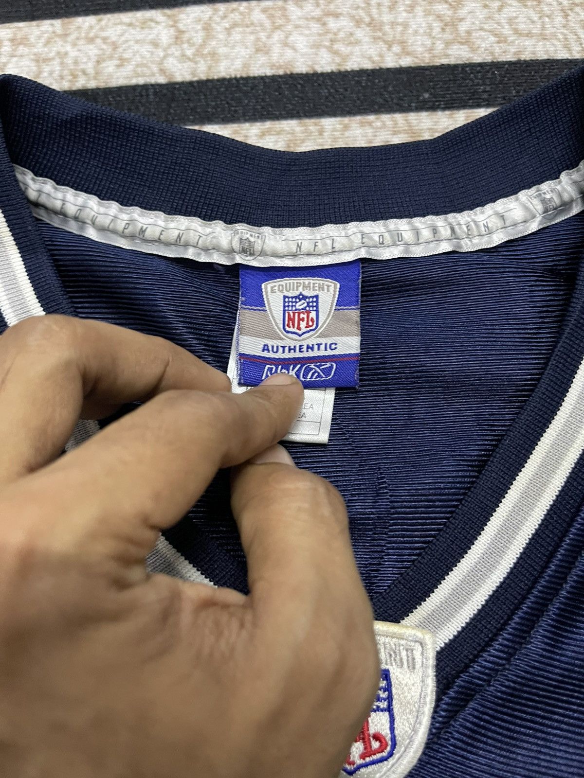 NFL × Reebok VINTAGE NFL NEW ENGLAND PATRIOTS JERSEY TOM BRADY 12 Size US XXL / EU 58 / 5 - 7 Thumbnail