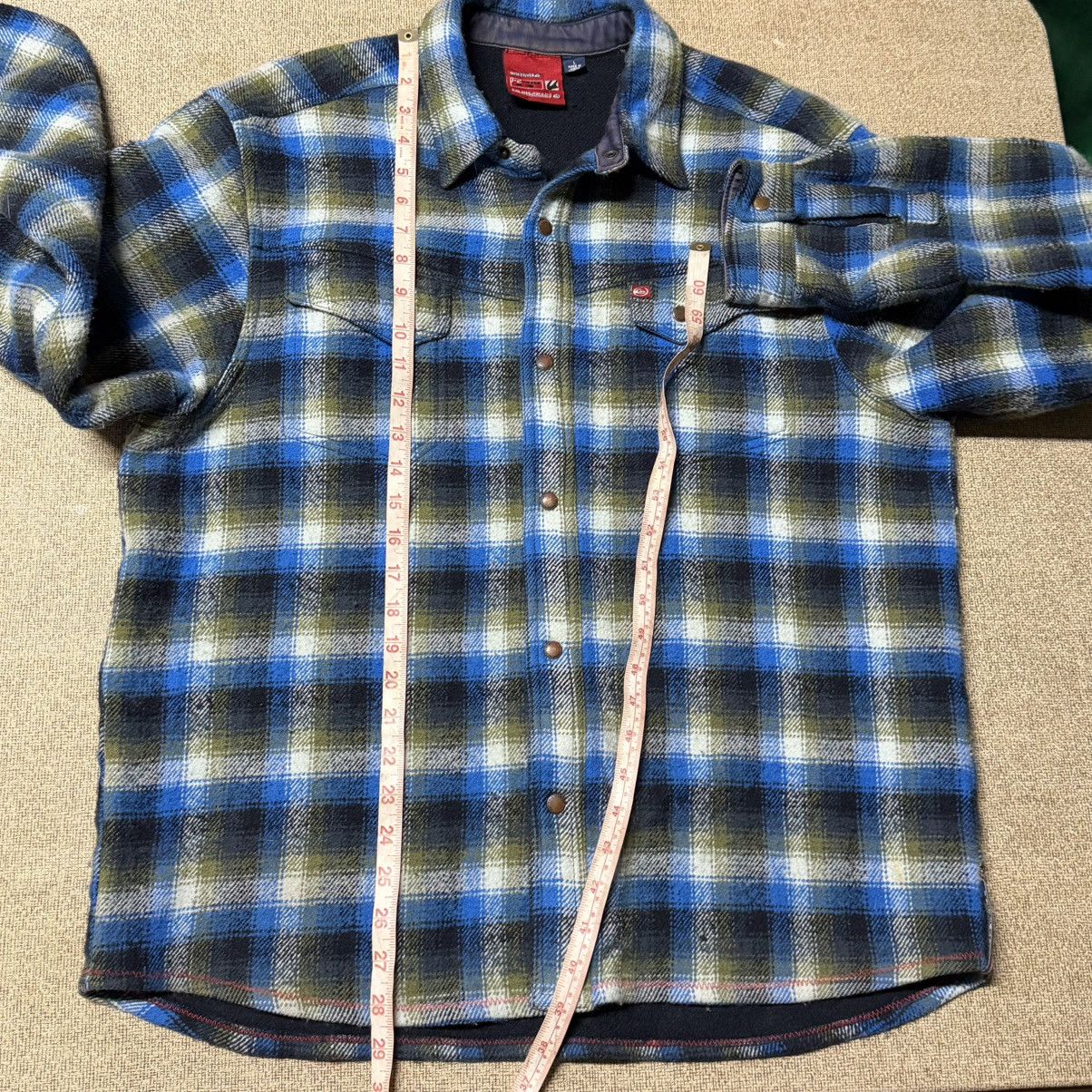 Quiksilver Vintage Quiksilver Quikjean Flannel Grunge Snap Y2K Large Size US L / EU 52-54 / 3 - 9 Thumbnail