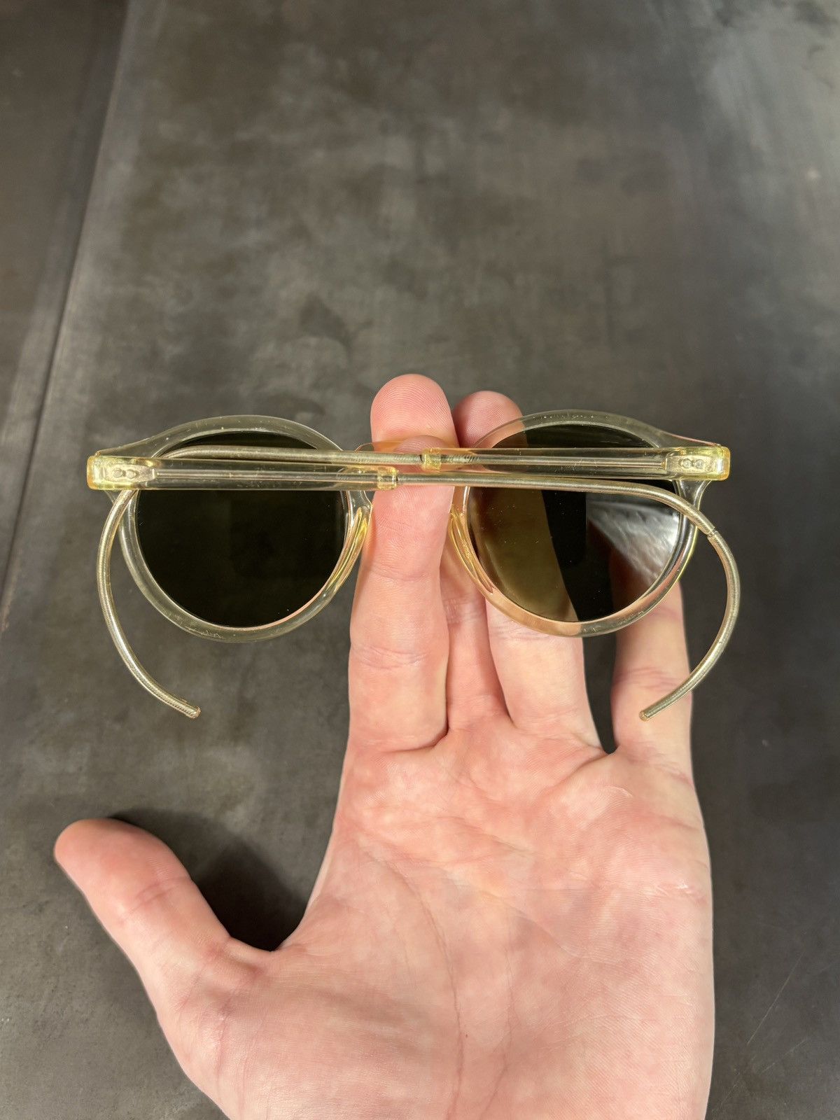 American Optical True Vintage Glass Lense Sunglasses Hooked 1950s 1960s AO Size ONE SIZE - 7 Thumbnail