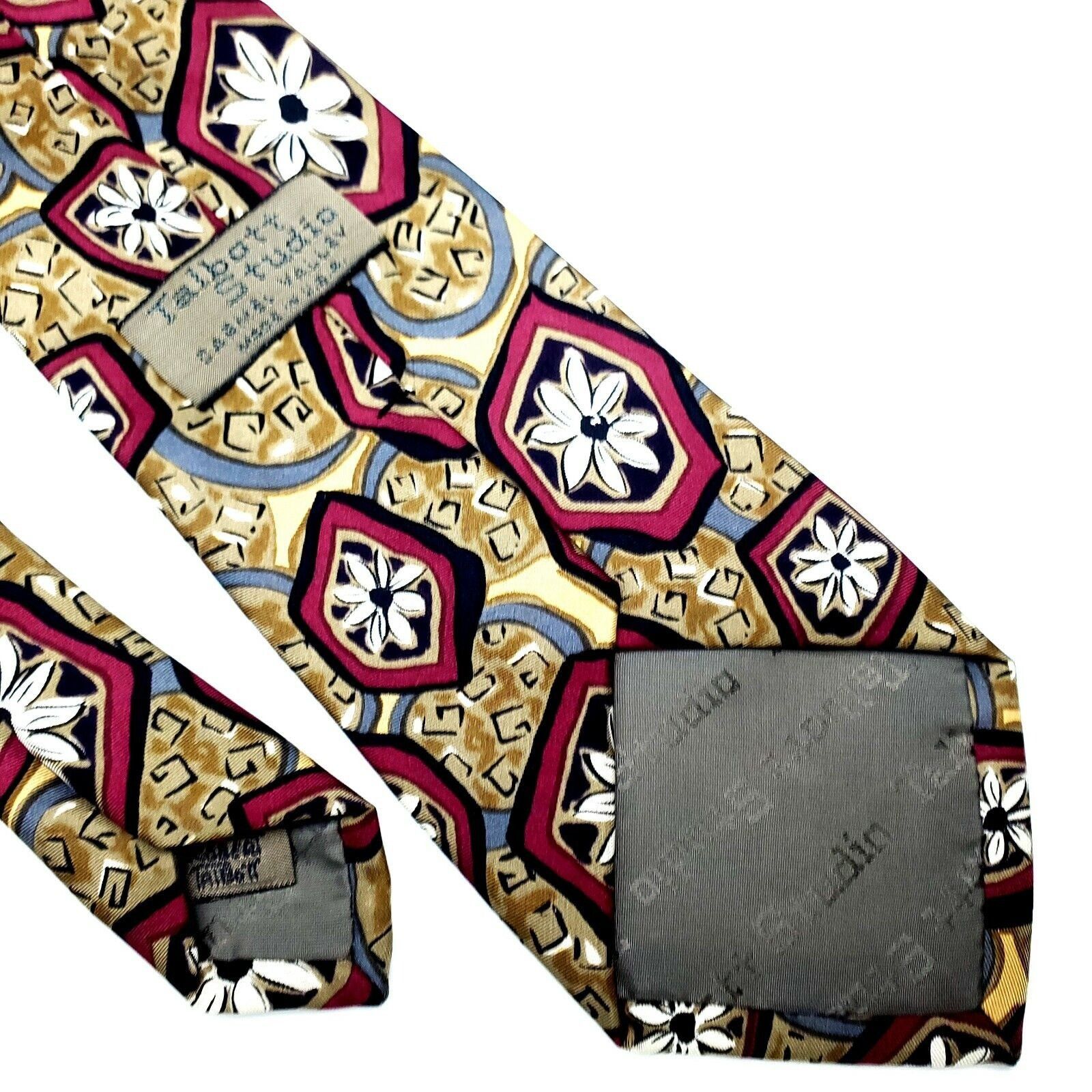 Robert Talbott Robert Talbott Studio Silk Tie Brown Print Abstract Classic Size ONE SIZE - 6 Thumbnail