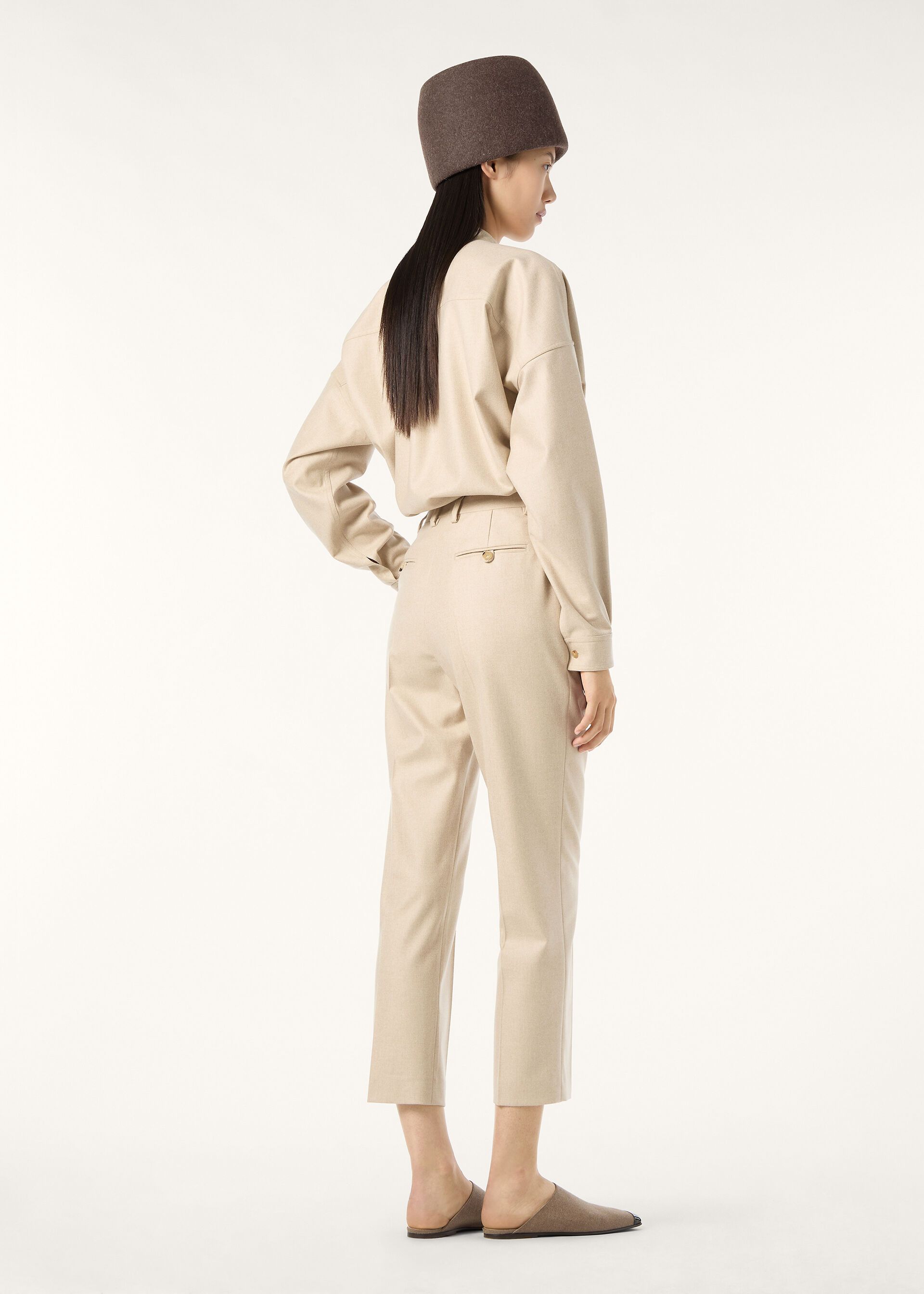 Loro Piana os11x0426 FAQ6433 Dermot Pant in Majestic Wind Size 28" / US 6 / IT 42 - 5 Thumbnail