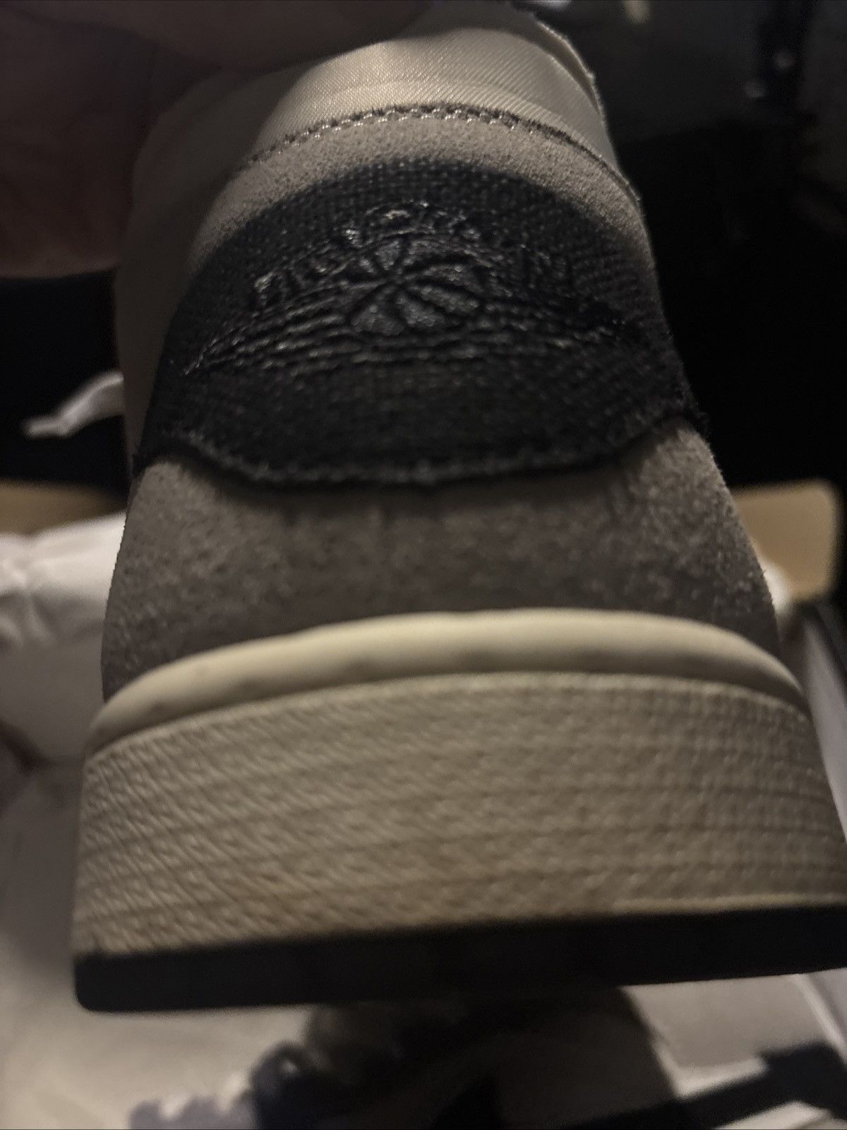 Jordan Brand Air Jordan 1 Mid SE Craft Cement Grey Size US 11.5 / EU 44-45 - 3 Thumbnail