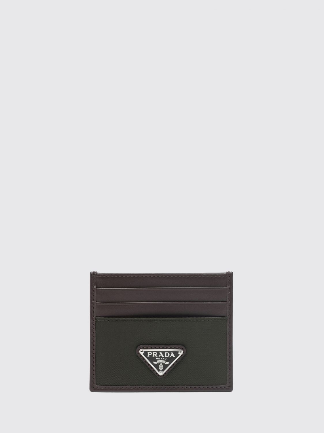 Prada Prada Wallet Men Brown Size ONE SIZE - 1 Preview