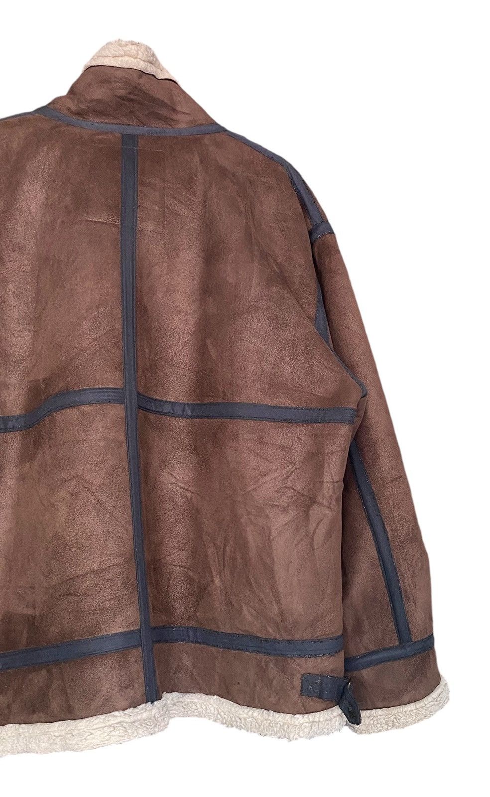 Alpha Industries Vtg ALPHA INDUSTRIES Sherpa Bomber B-3 Jacket Size US XXL / EU 58 / 5 - 12 Thumbnail