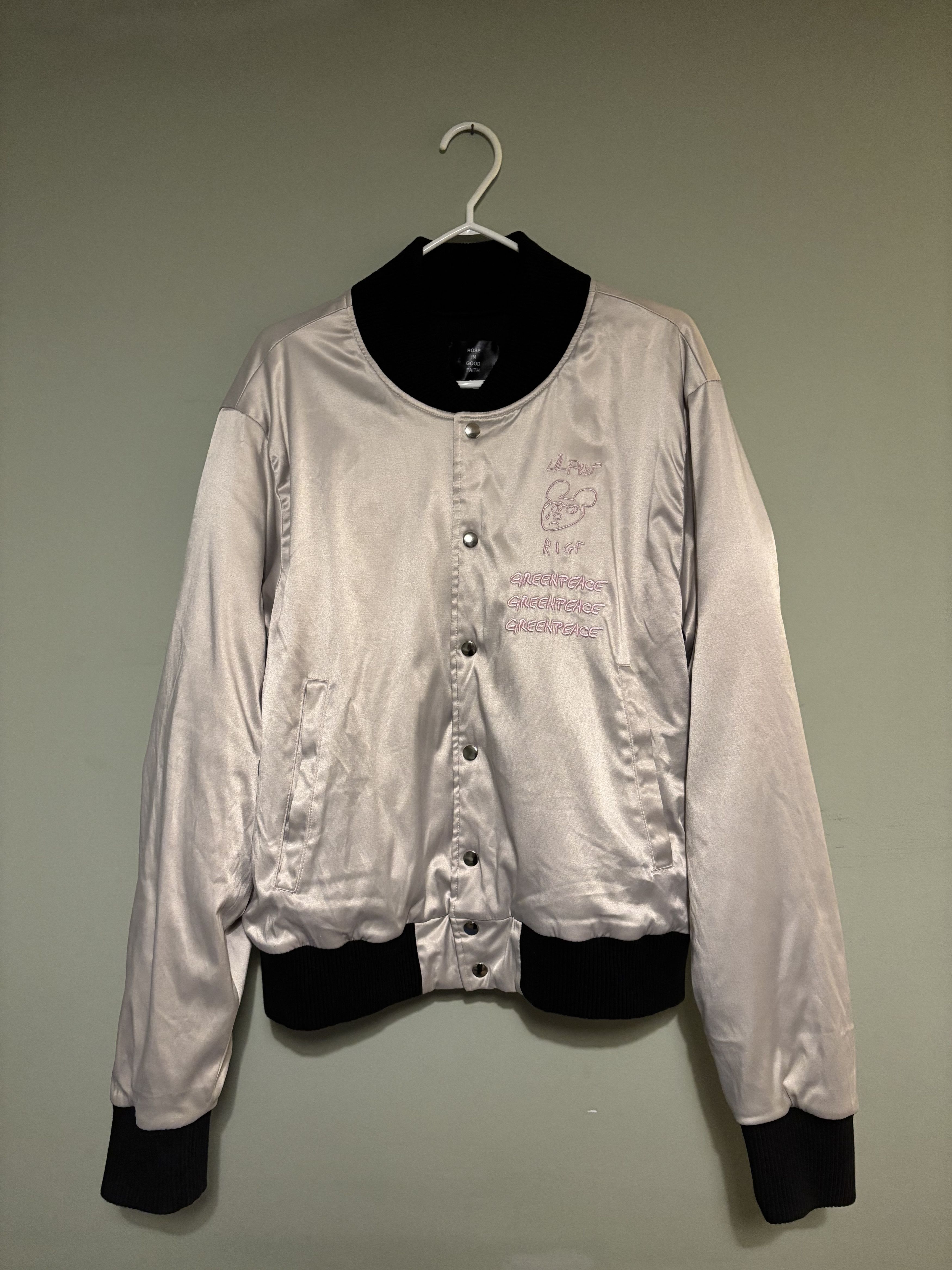 Lil Peep × ROSE IN GOOD FAITH 2020 HIGH SCHOOL BOMBER - RARE LIMITED SOLD OUT Size US XL / EU 56 / 4 - 2 Thumbnail