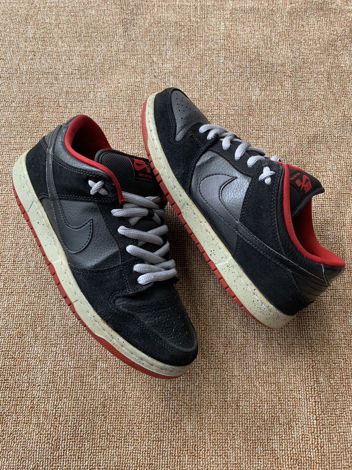 Nike Nike Dunk Low Pro Sb Black Cement 15 Grailed