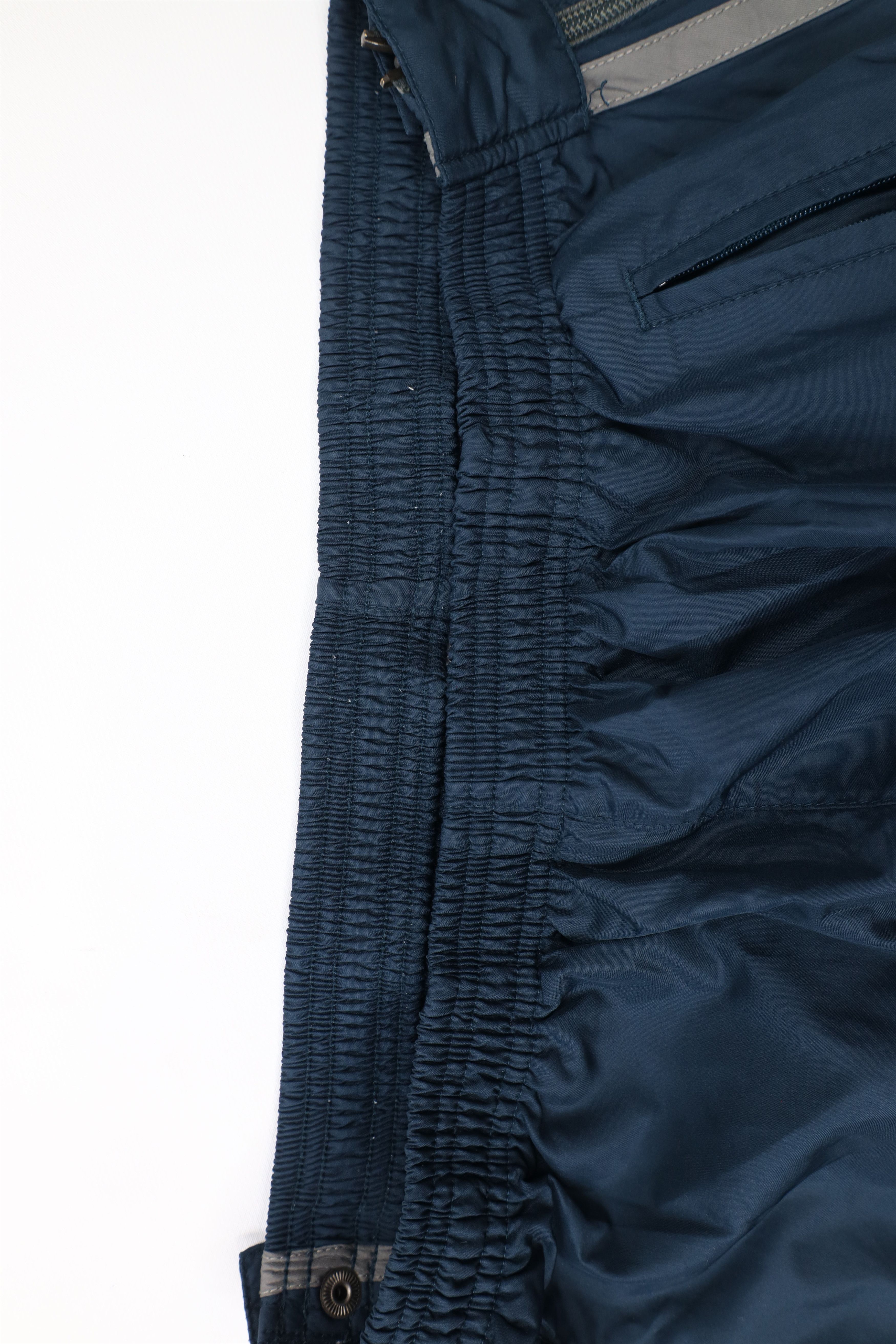 Adidas × Vintage Vintage 90s Adidas Striped Leg Lined Windbreaker Pants Blue Size US 38 / EU 54 - 14 Thumbnail