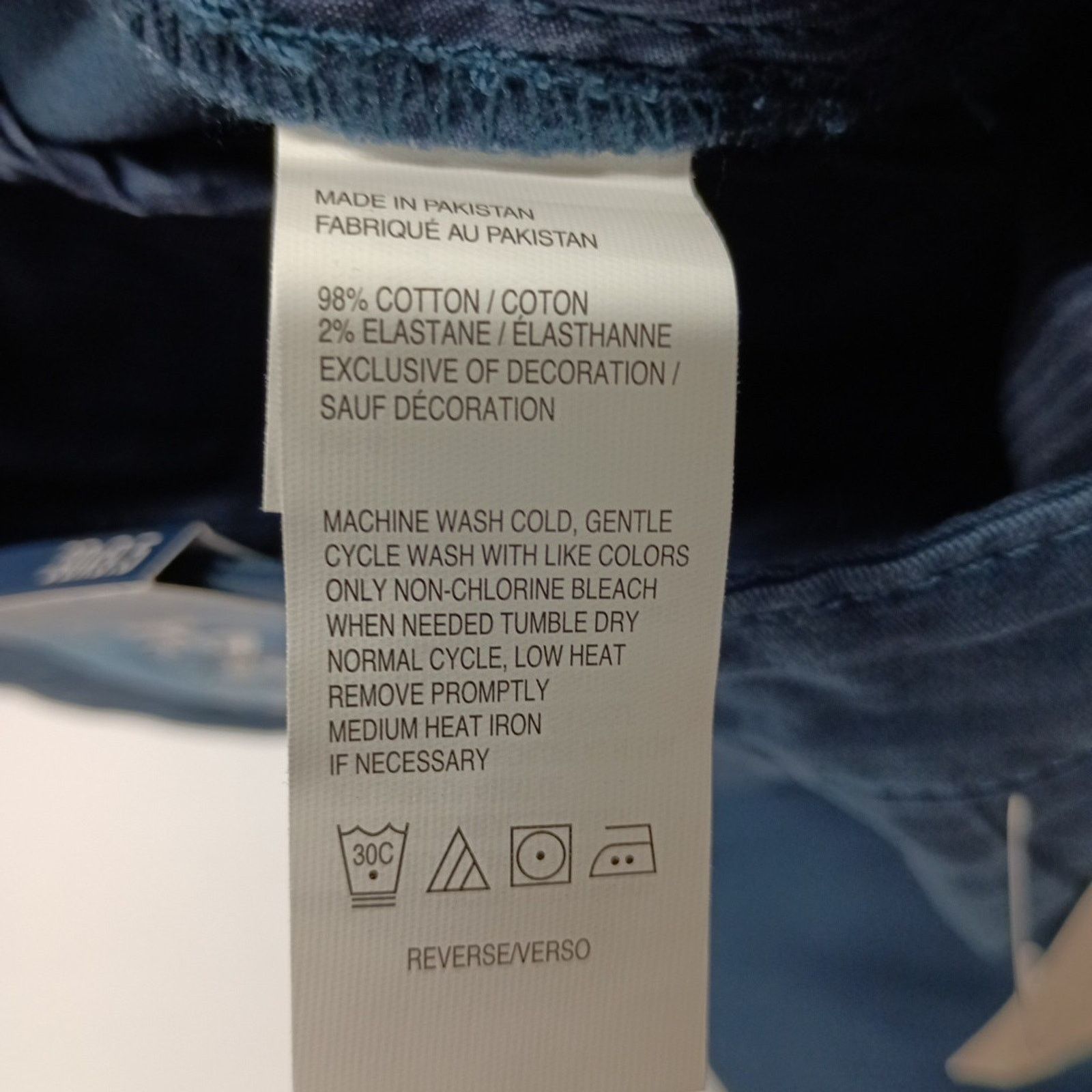 Izod NWT Men's IZOD Dockside Shorts Size 30 Blue Classic 9.5 Ins Size US 30 / EU 46 - 3 Thumbnail