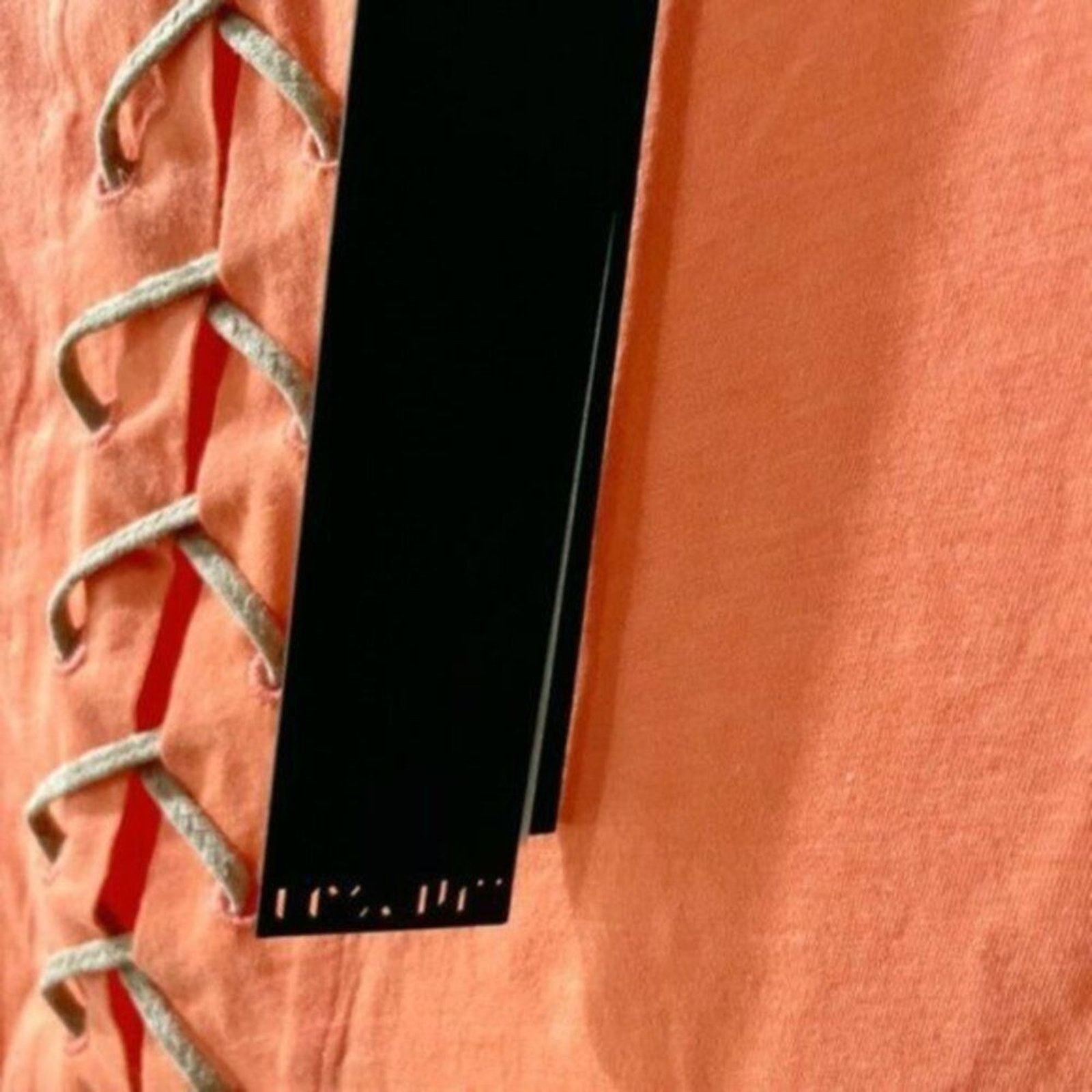 Unravel Project Unravel Project lace up shirt orange L Size L / US 10 / IT 46 - 13 Thumbnail