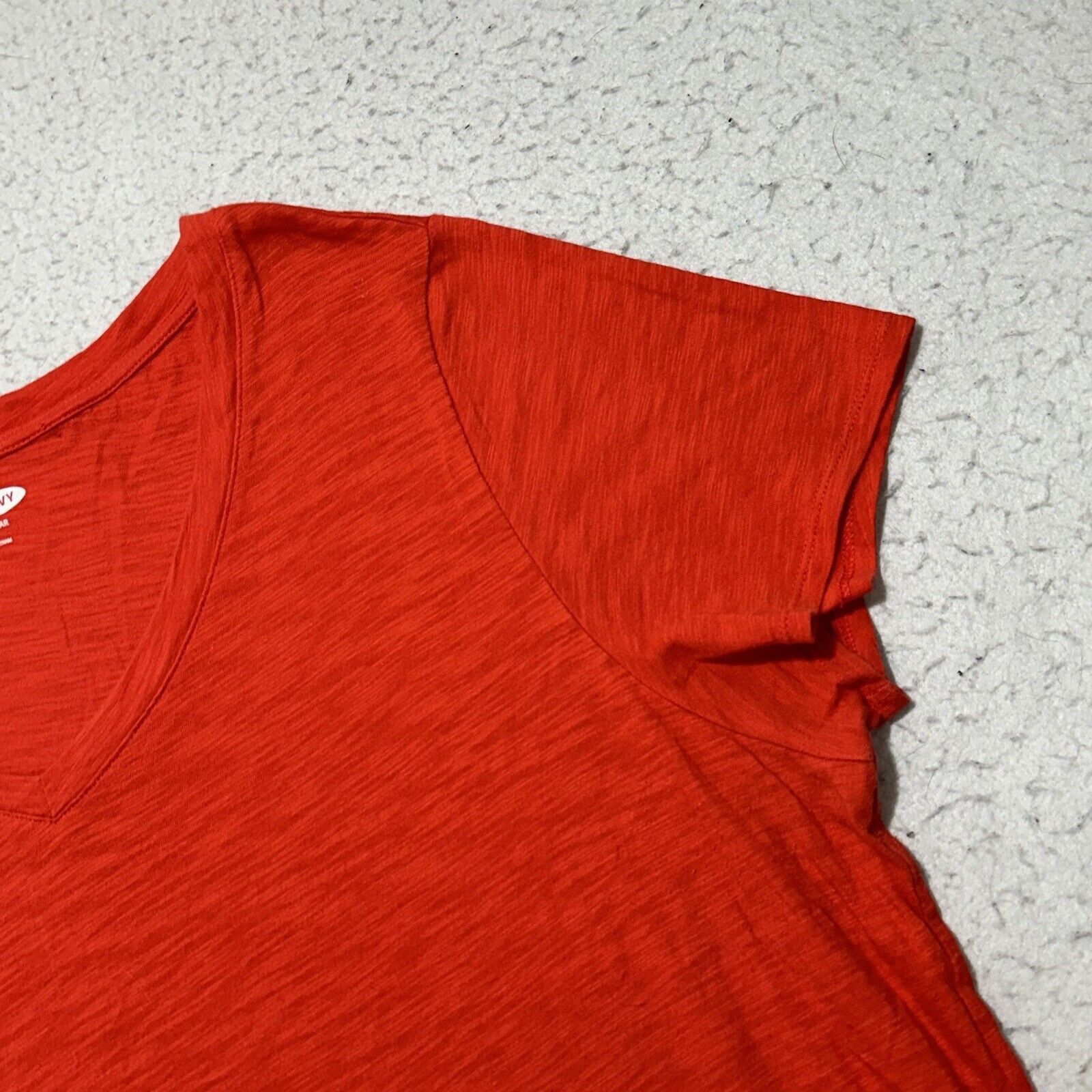 Old Navy Old Navy Everywear XL V-Neck T Shirt Orange/Red Pullover Size XL / US 12-14 / IT 48-50 - 5 Thumbnail