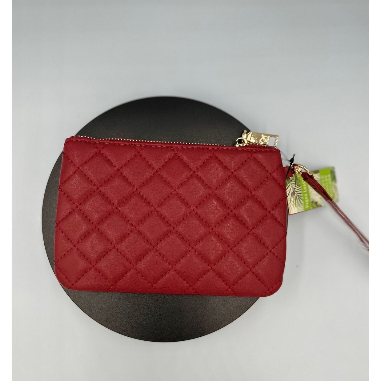 Badgley Mischka Badgley Mischka Quilted Clutch - Brick Red Size ONE SIZE - 5 Thumbnail