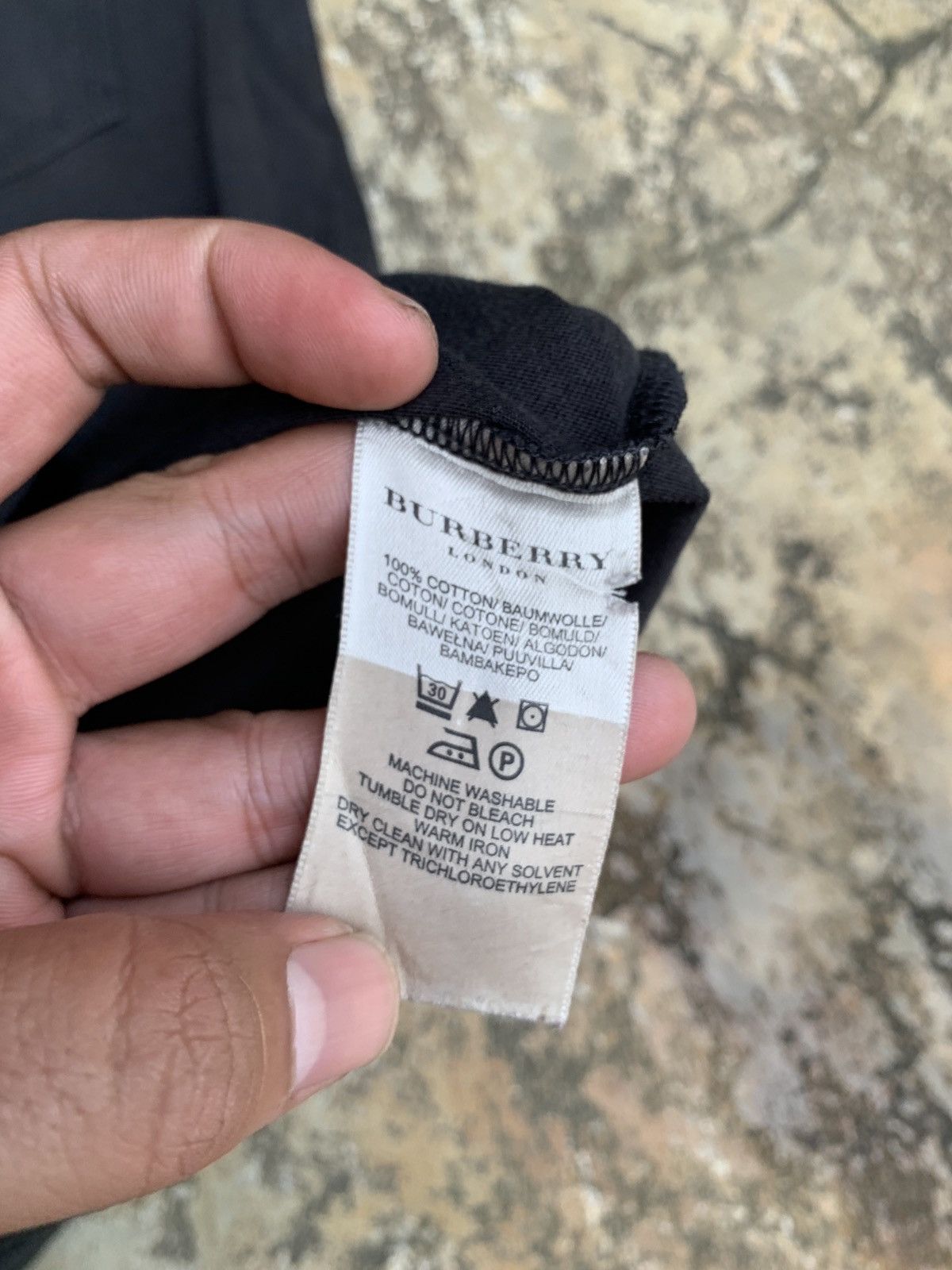 Burberry × Seditionaries Burberry Vneck Pocket Faded Trash Tee Size US M / EU 48-50 / 2 - 8 Thumbnail