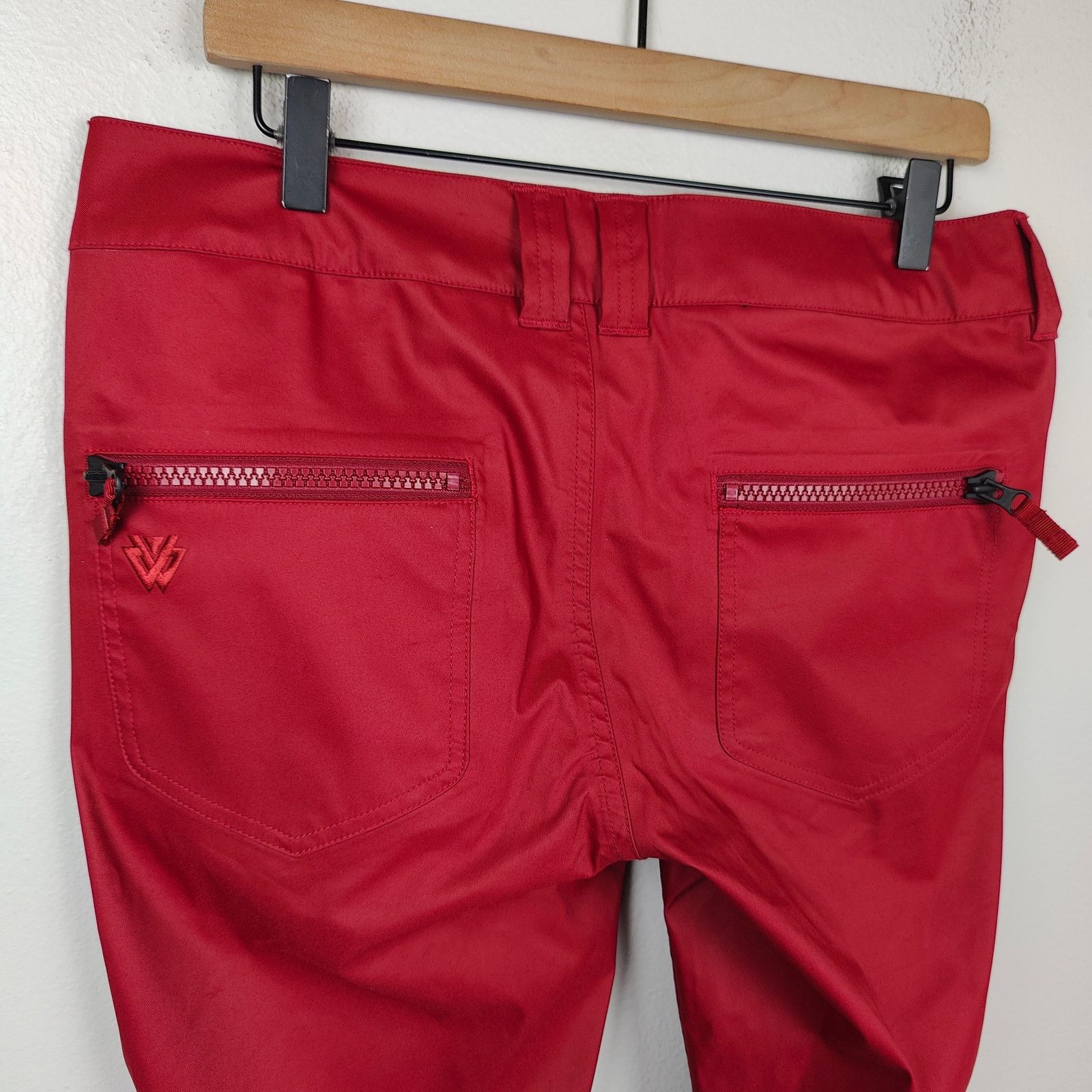 Burton Burton Snowboarding Pants Womens Medium Dark Red Ski Flare Size 30" / US 8 / IT 44 - 6 Thumbnail