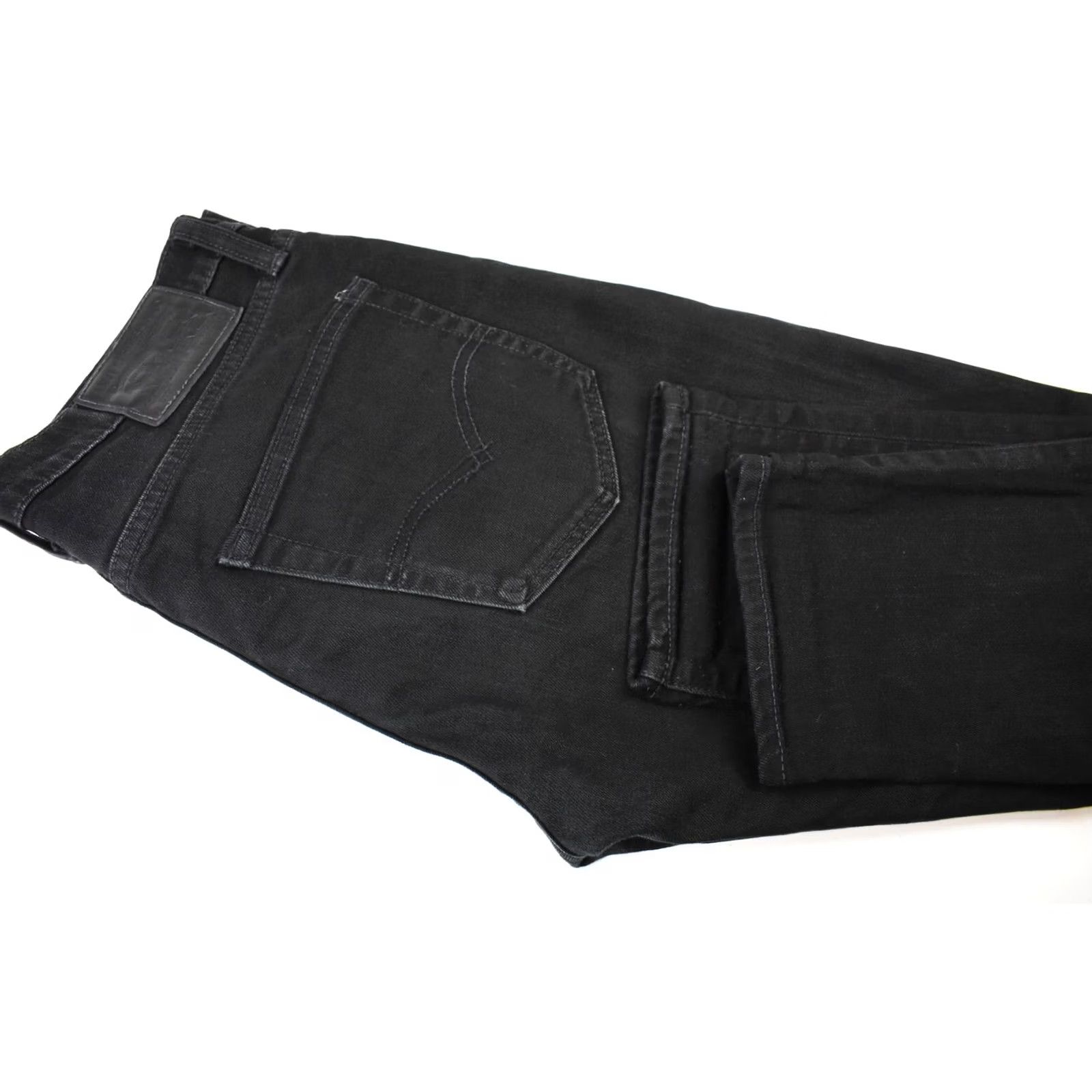 Vintage LEVI STRAUSS & CO. Mens Jeans 512 Slim Tapered Fit Black W33/~L31 Zip Fly Size US 33 - 5 Thumbnail