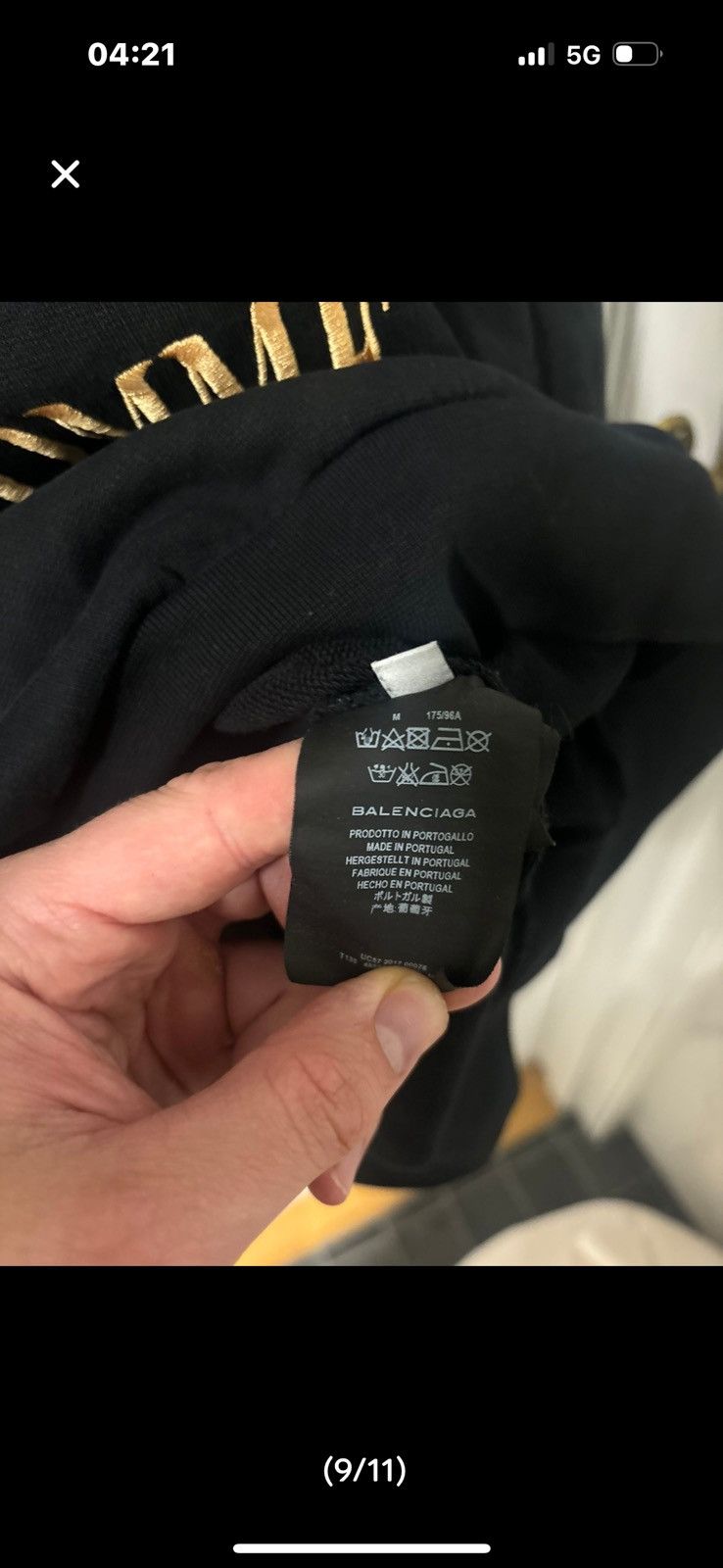 Balenciaga Homme creneck Size US M / EU 48-50 / 2 - 9 Thumbnail