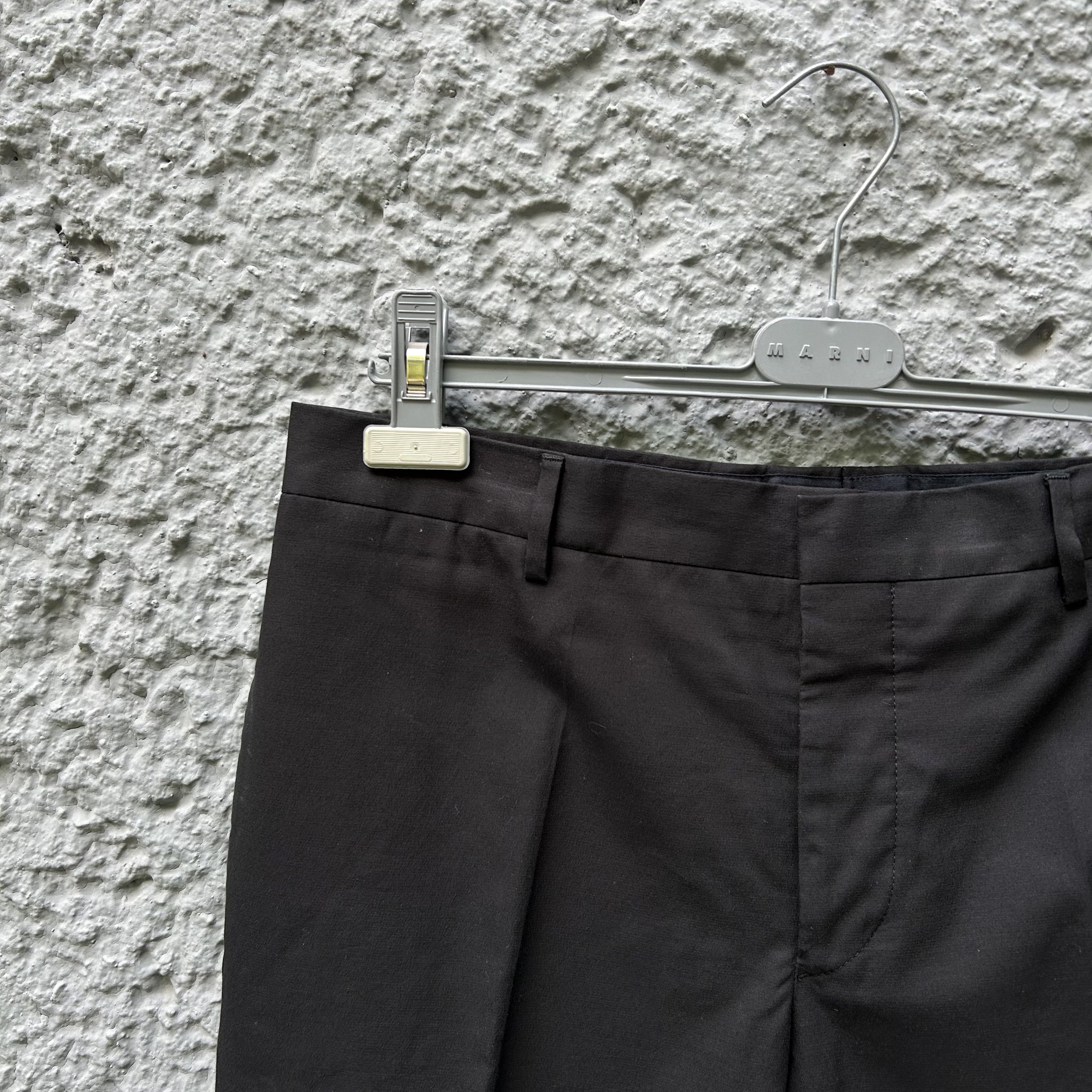 Prada Prada Black Pleated Trousers Pants Size US 32 / EU 48 - 3 Thumbnail