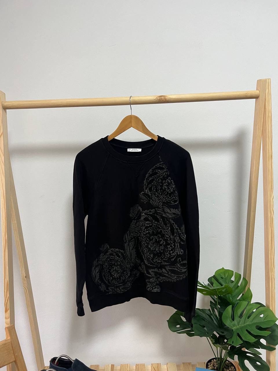 Versace Versace Collection Crewneck Sweater Black Size Medium Size US M / EU 48-50 / 2 - 2 Thumbnail