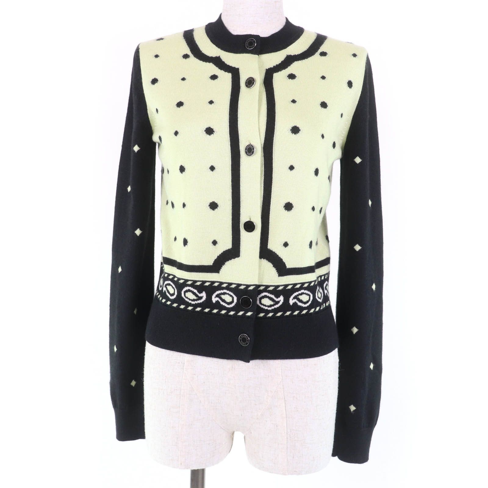 Hermes Hermes Hermes HARNAIS DE COUR Cashmere Cardigan Others Tops DUTY FREE for USA Size ONE SIZE - 1 Thumbnail