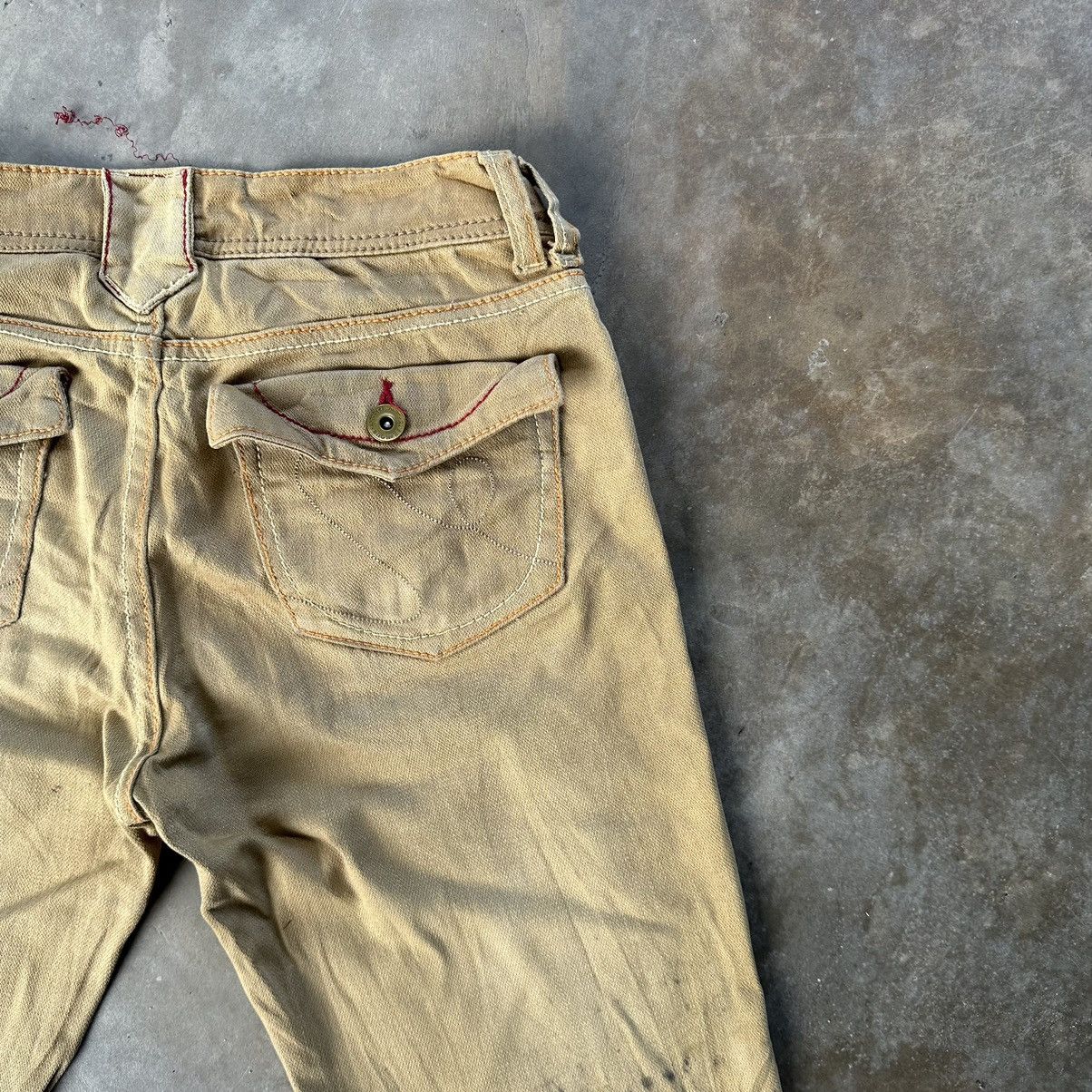 Japanese Brand Vintage Rush Hour Multi Pocket Casual Trousers Flare Pants Size US 26 / EU 42 - 10 Thumbnail