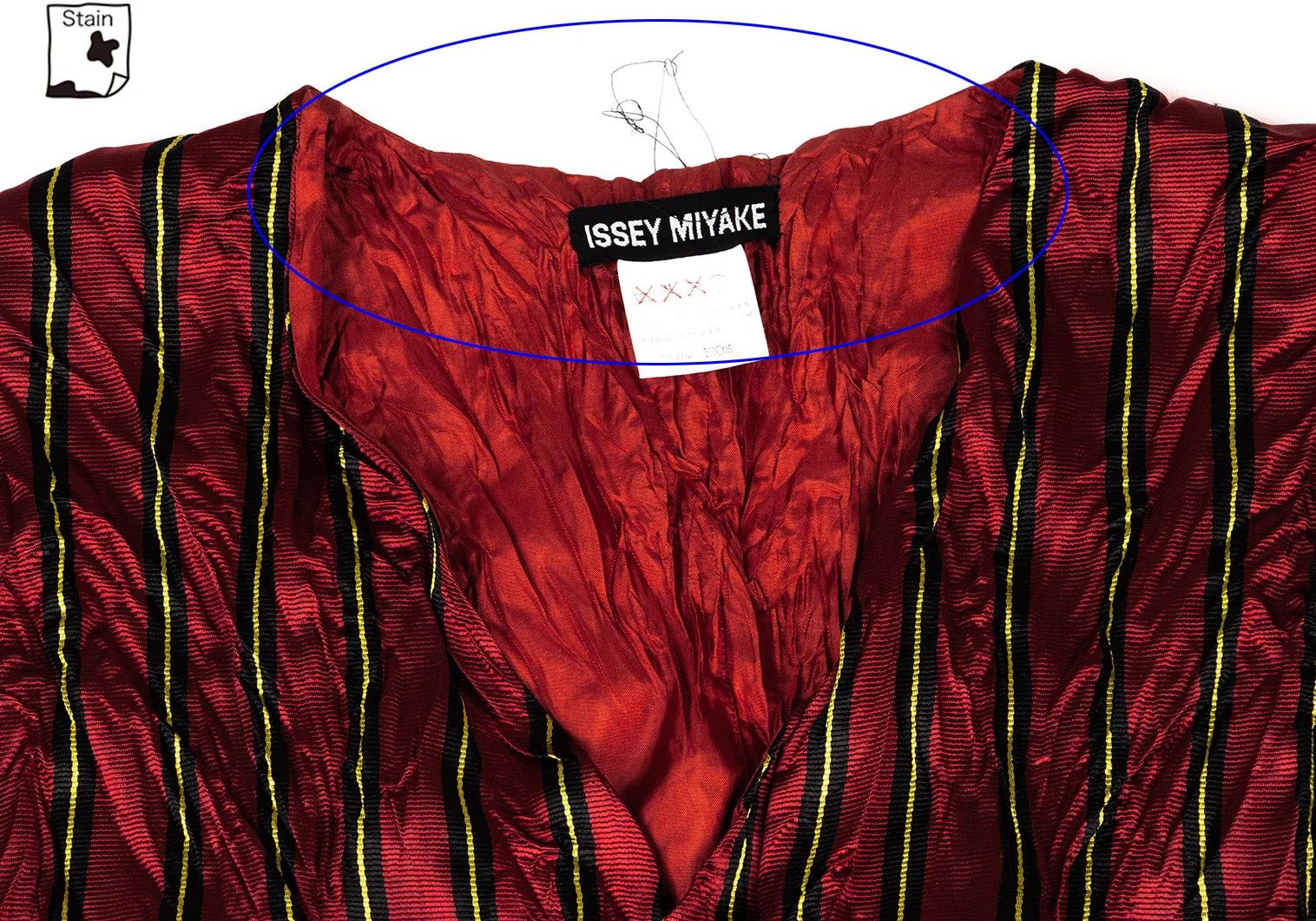 Issey Miyake Striped Vest in Red, Black, and Yellow, Size M Size US M / EU 48-50 / 2 - 3 Thumbnail