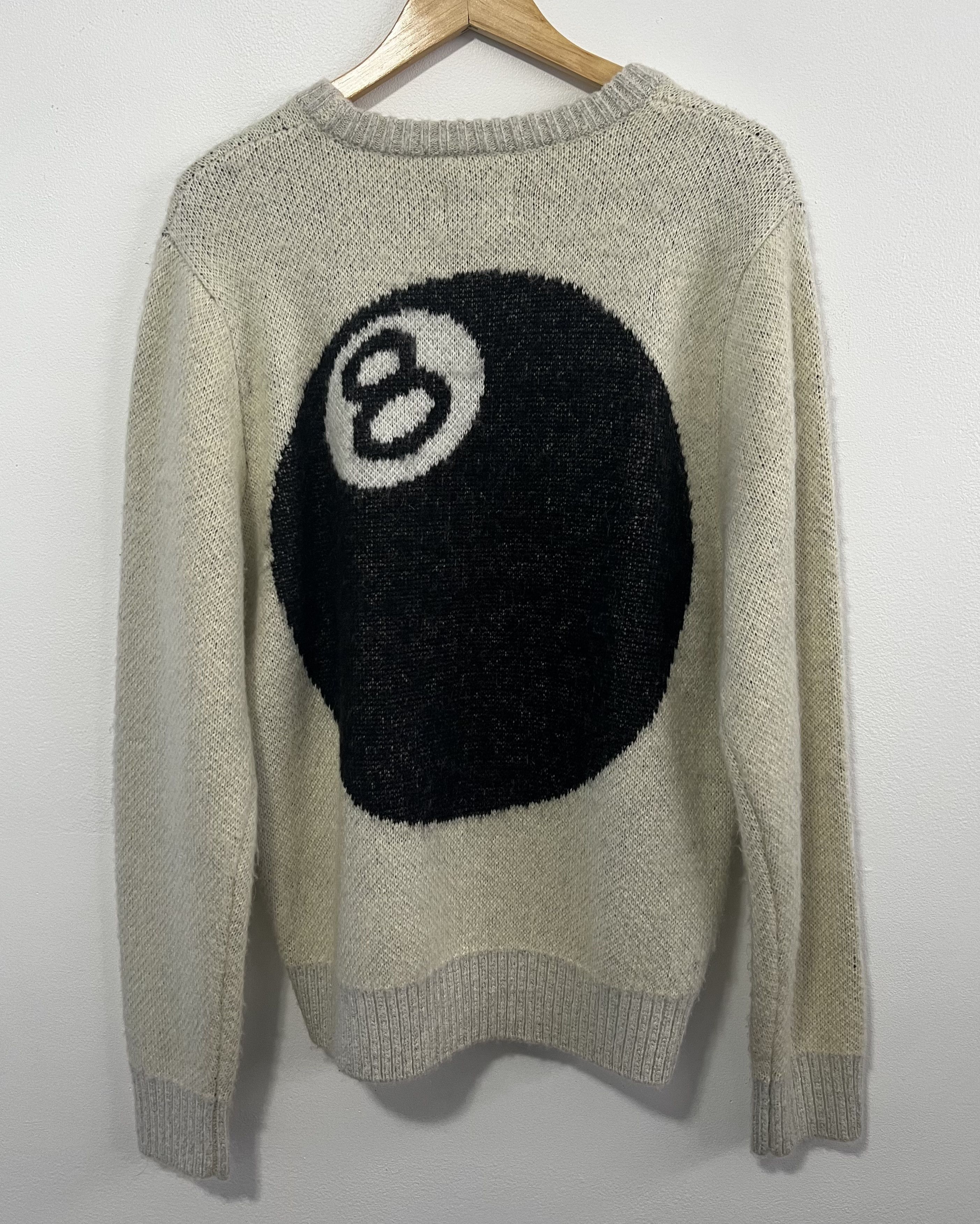 Stussy Stussy 8Ball Mohair Knit Sweater | Grailed