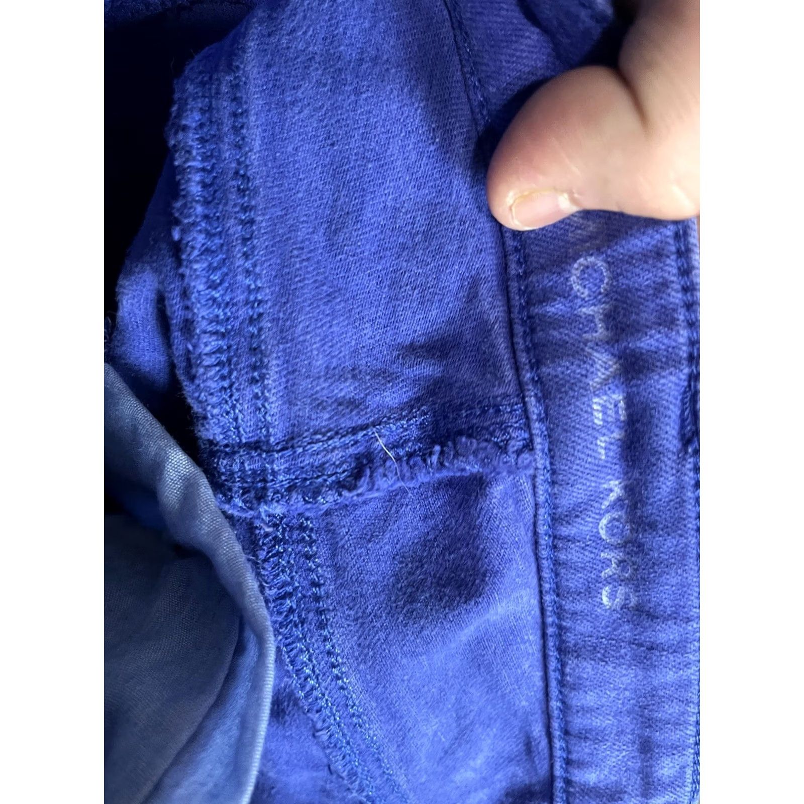 Michael Kors Michael Kors Skinny Jeans Size 4 Royal Blue Denim Zip Fly Women Jeans 30in Inseam Slim Stretch MidRise Logo Button Size 27" / US 4 / IT 40 - 5 Thumbnail