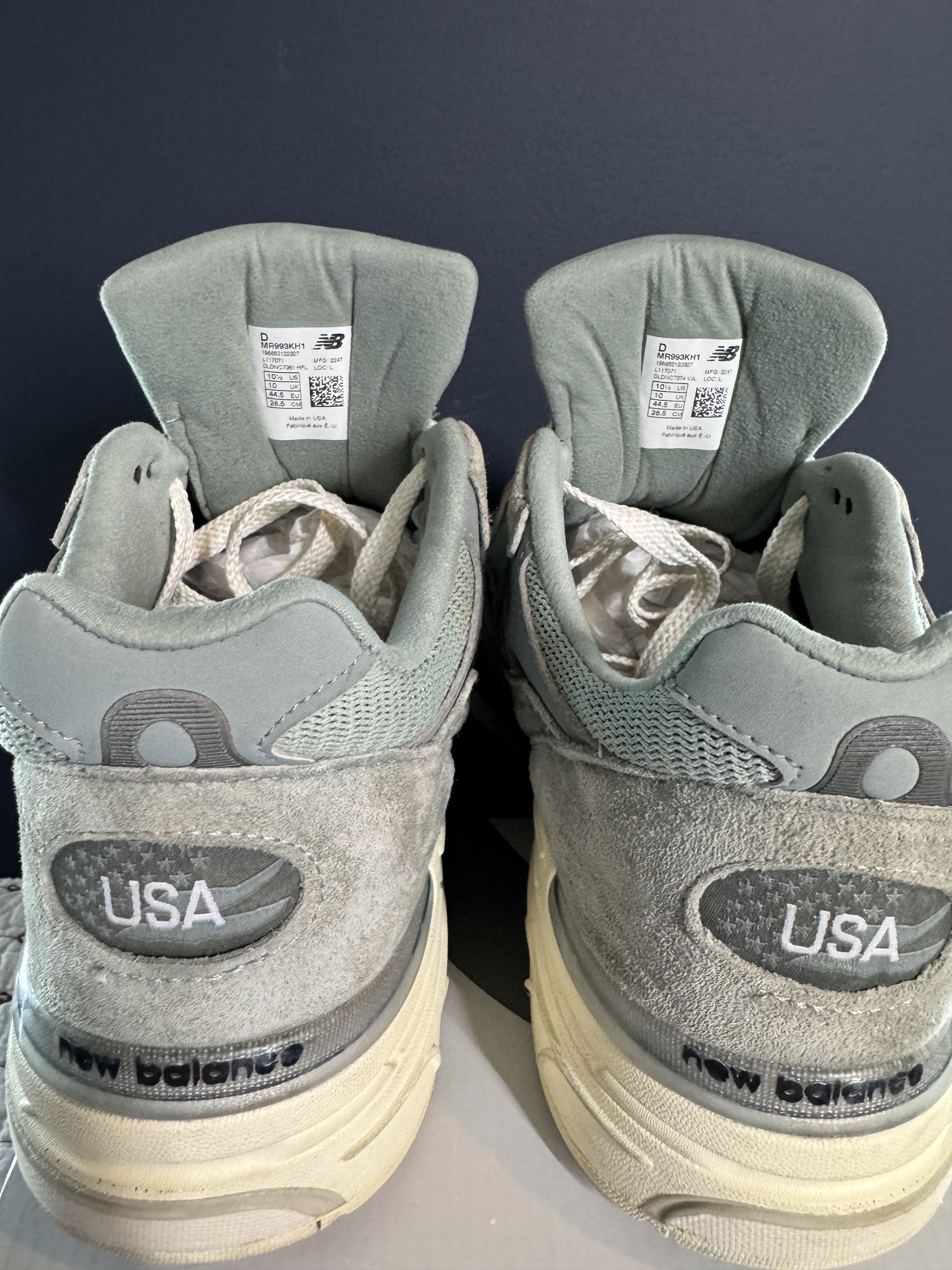 Kith × New Balance 2022 KITH X NEW BALANCE 993 PISTACHIO MADE IN USA SIZE 10.5 Size US 10.5 / EU 43-44 - 14 Thumbnail