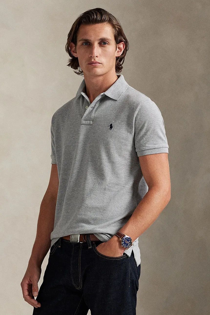 Polo Ralph Lauren 🇺🇸 Polo Ralph Lauren Custom Fit Polo T-Shirt Rare Retro Size US M / EU 48-50 / 2 - 2 Thumbnail