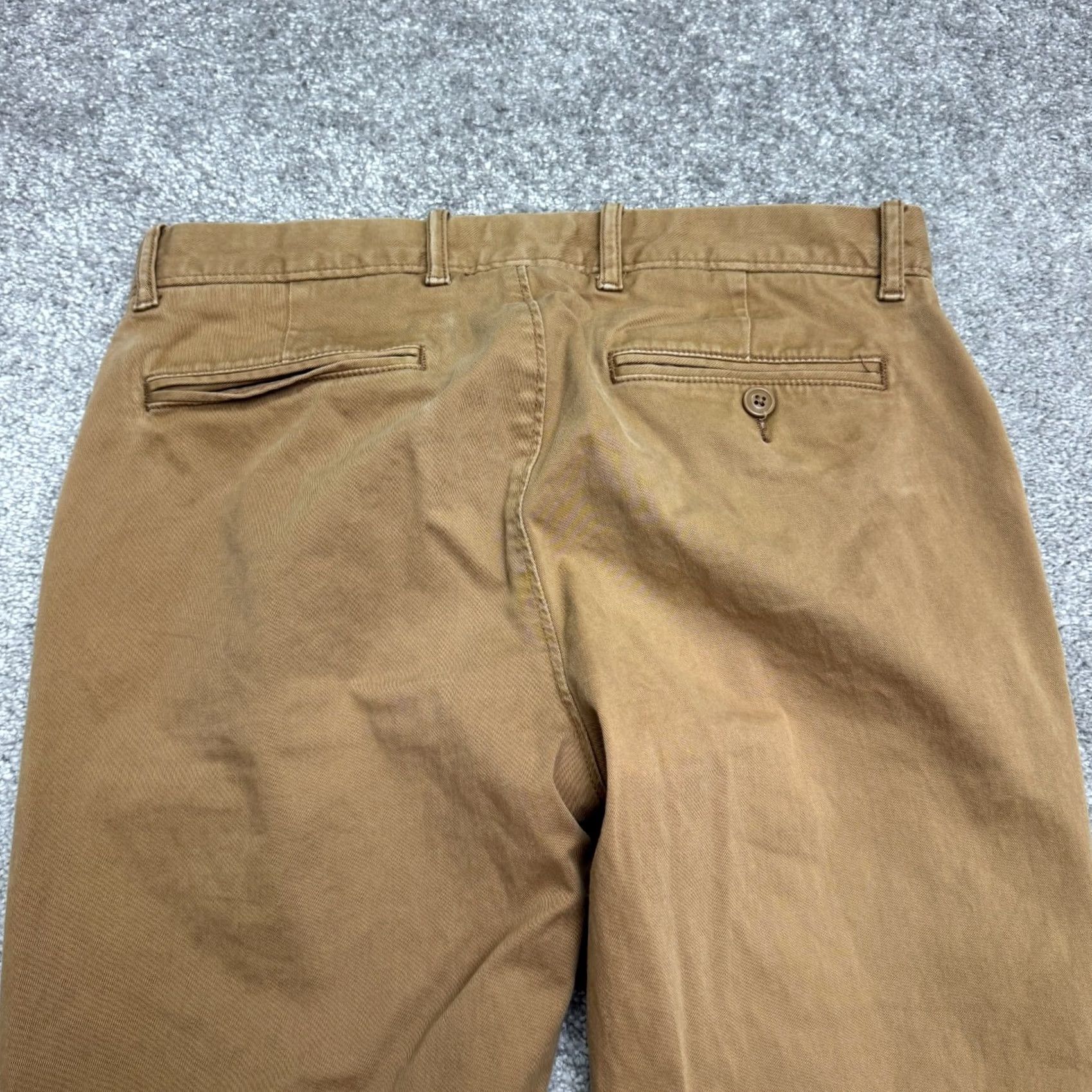 J.Crew J.CREW Mens Pants Chino Skinny Fit Stretch Khakis Brown Cotton Classic 30x30 Casual Workwear Size US 30 / EU 46 - 4 Thumbnail