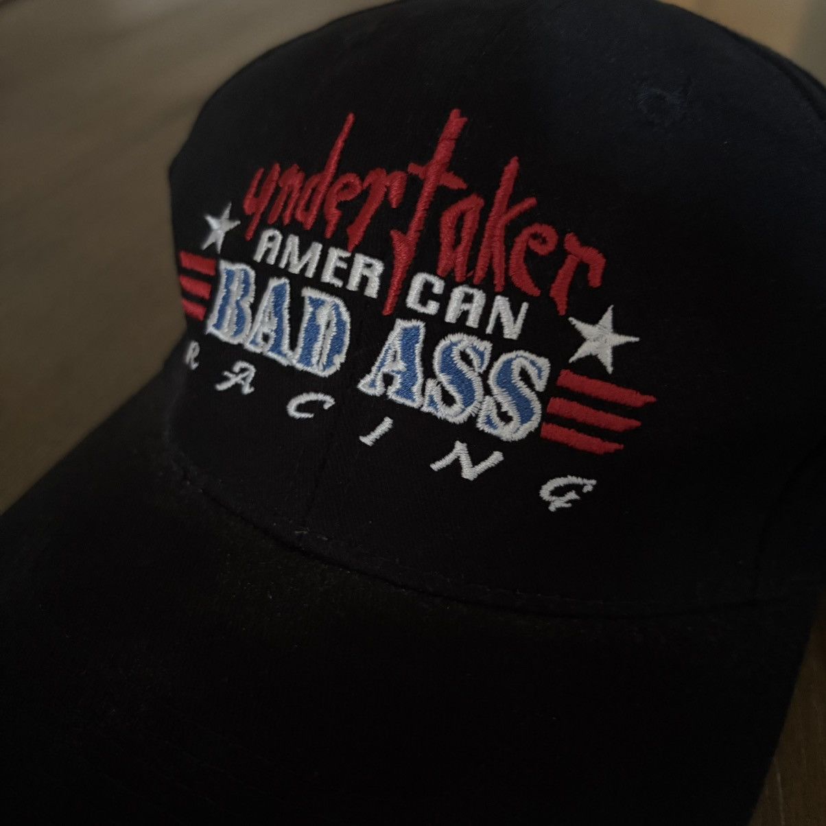 WWE VINTAGE WWF Undertaker Racing Hat Size ONE SIZE - 2 Thumbnail