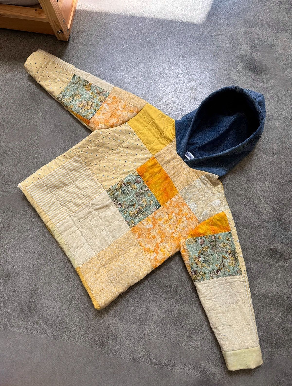 Handmade Fairy Quilted Hoodie Size M / US 6-8 / IT 42-44 - 1 Thumbnail