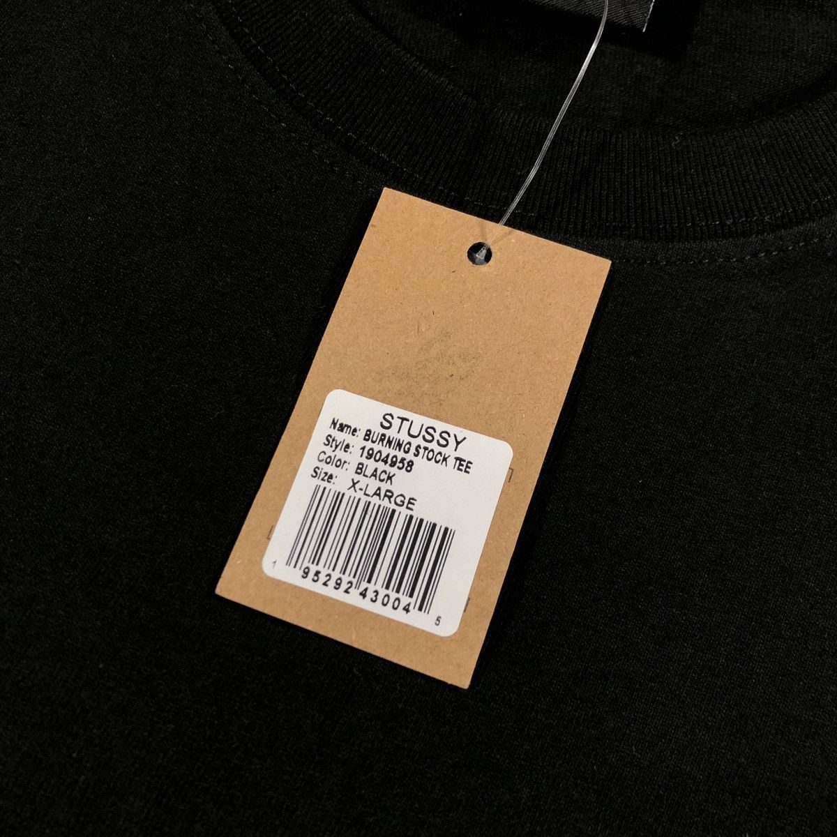 Stussy × Vintage Stussy Burning Stock Tee Size US XL / EU 56 / 4 - 7 Thumbnail