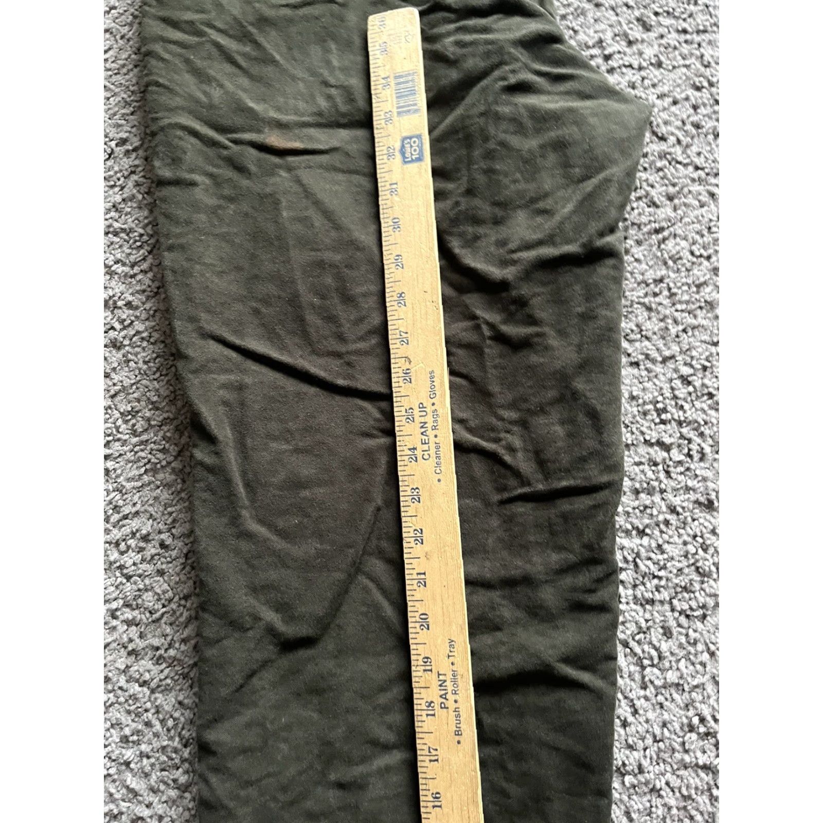 Banana Republic VINTAGE Banana Republic Mens Dress Pants 36L Green Cotton Flat Front Casual 33 In Inseam Mens Shoes? Size US 36 / EU 52 - 6 Thumbnail