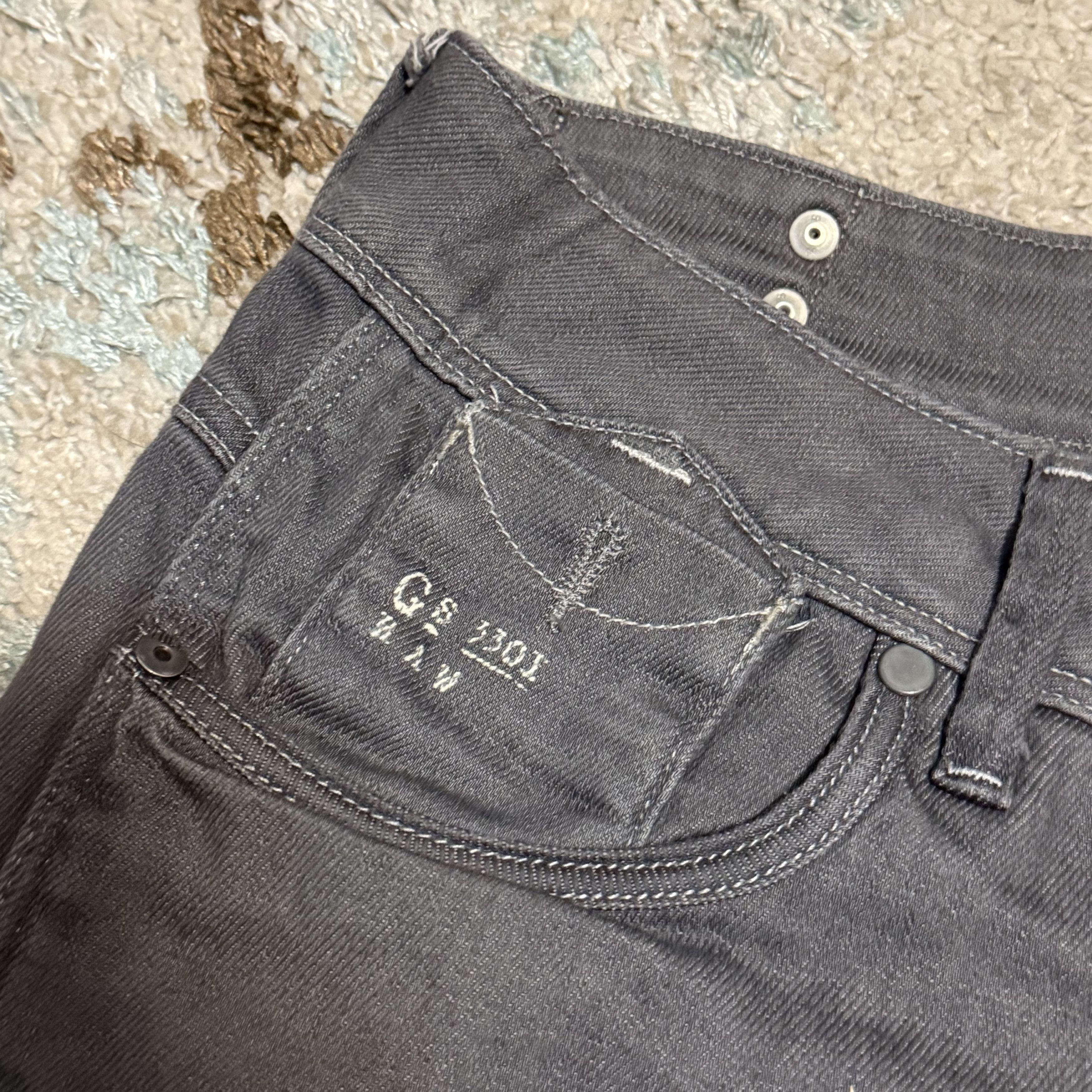 G-Star G Star Raw 3301 Skinny Jeans Gray Size 30x32 Size US 30 / EU 46 - 6 Thumbnail