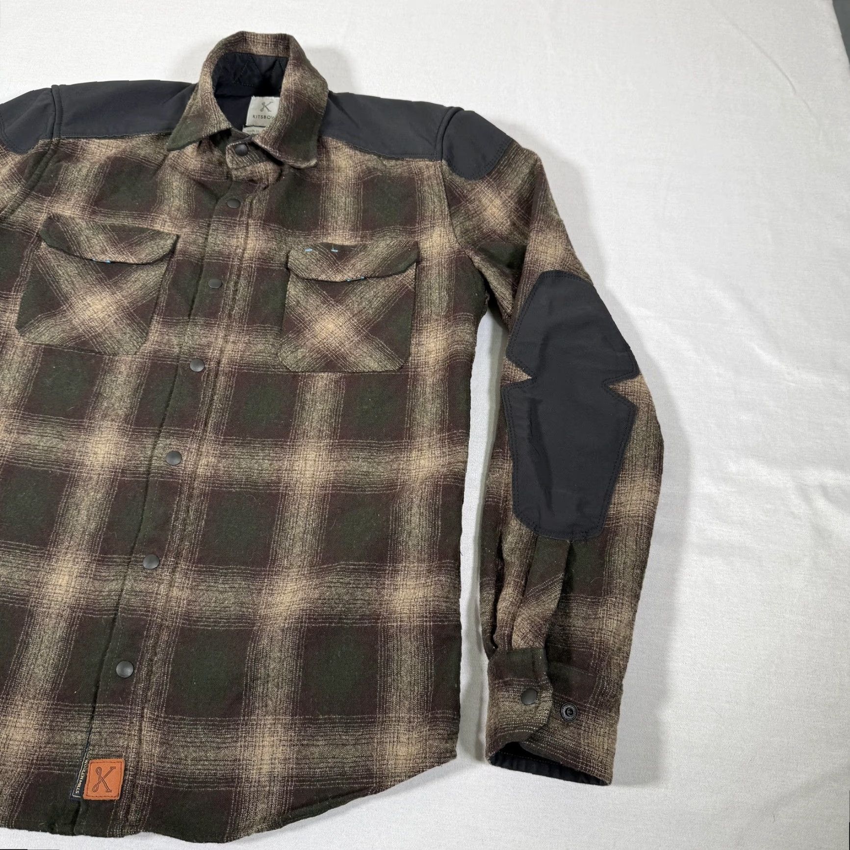 Pendleton VINTAGE Pendleton Kitsbow Shirt Mens XS Brown Plaid Wool Flannel Snap Button Western USA Size US XS / EU 42 / 0 - 4 Thumbnail
