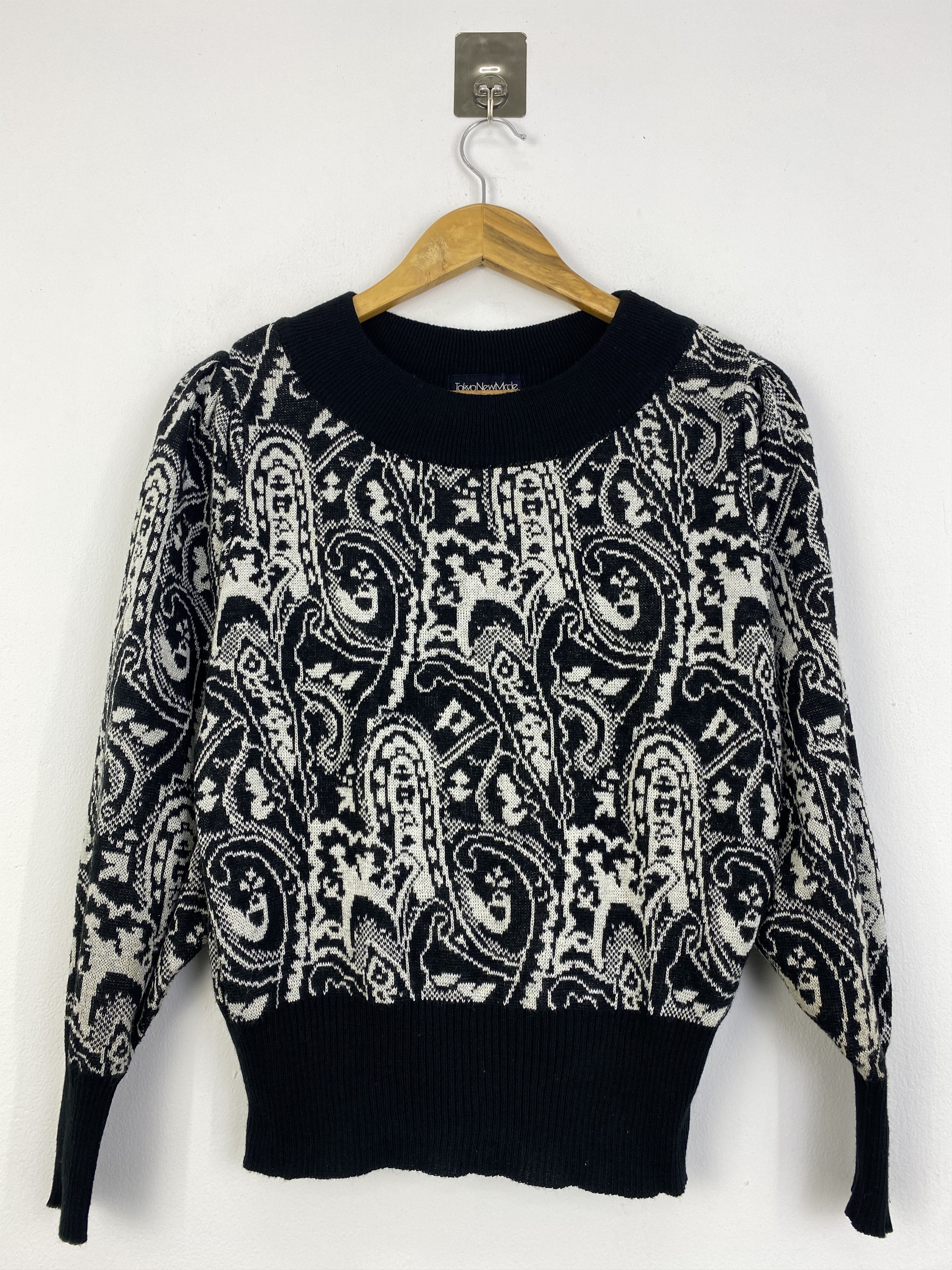 Vintage Vintage Tokyo Newmode Paisley Jumper Sweatshirt SH0057 Size US S / EU 44-46 / 1 - 1 Thumbnail