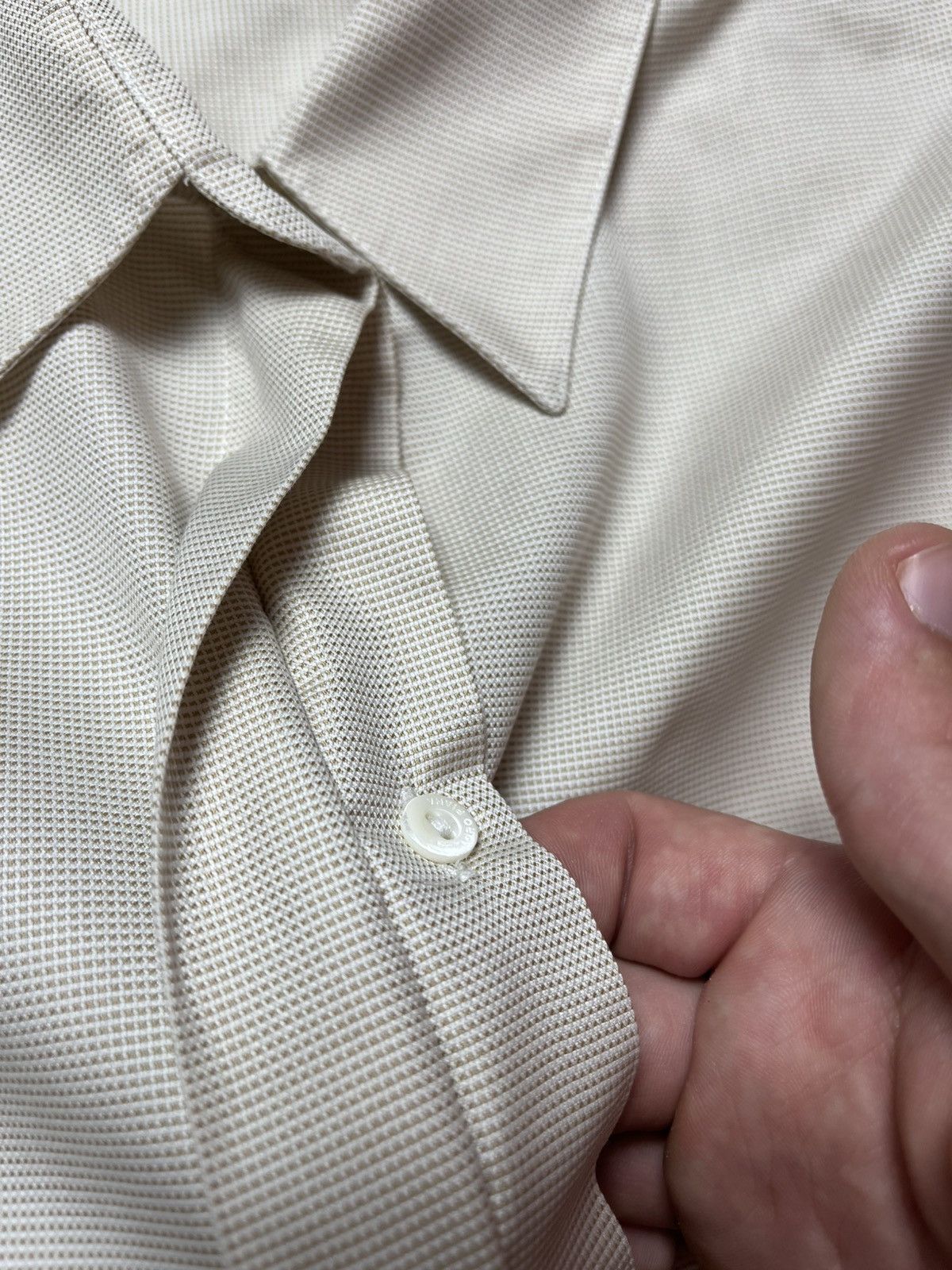 Loro Piana VERY RARE LORO PIANA VINTAGE SHIRT BOTTO UP Size M / US 6-8 / IT 42-44 - 4 Thumbnail